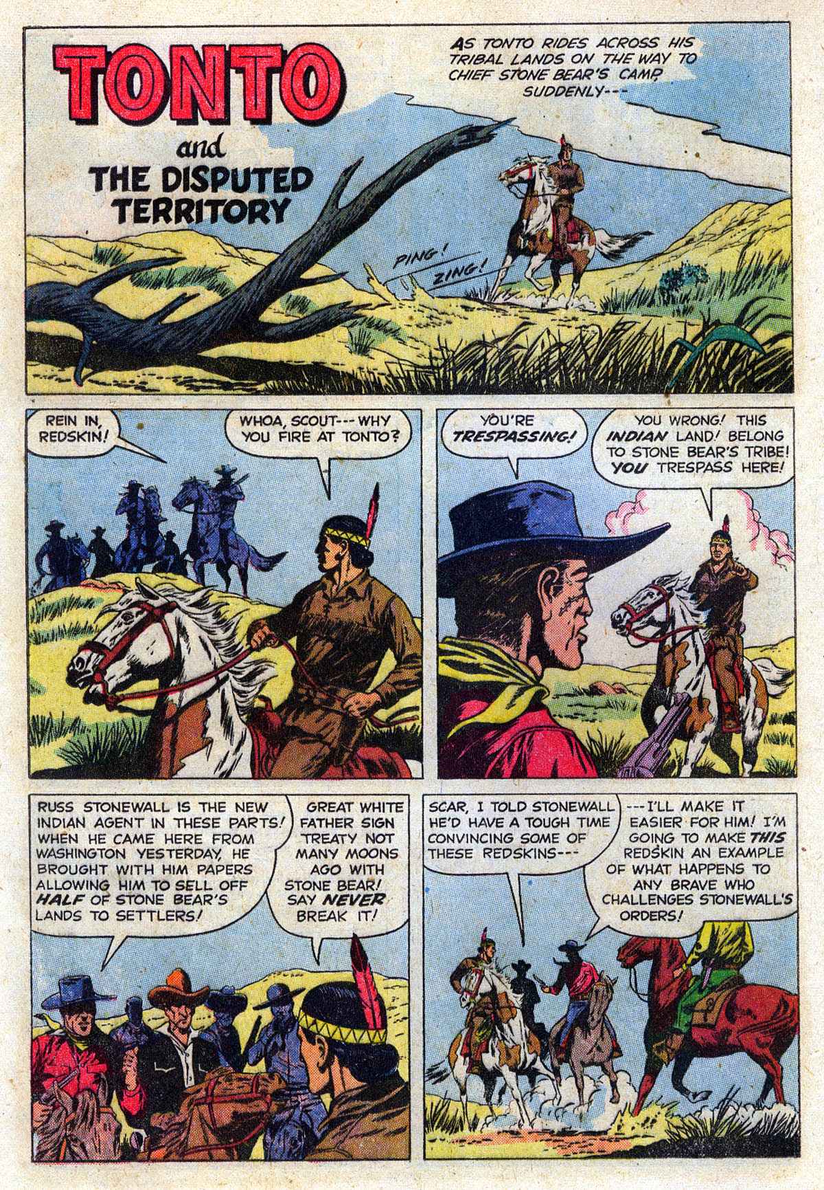 Read online Lone Ranger's Companion Tonto comic -  Issue #18 - 20