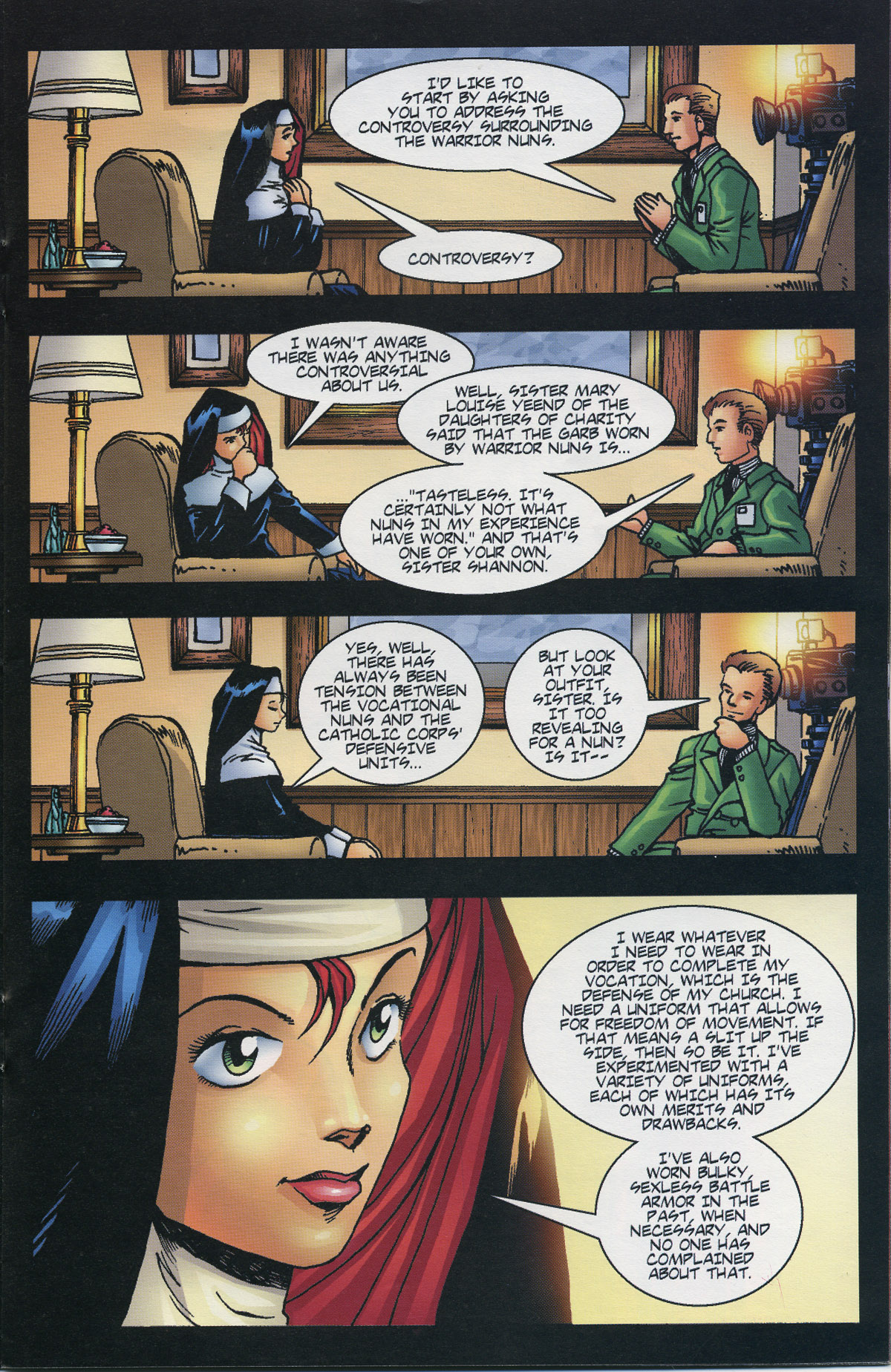 Read online Warrior Nun Areala comic -  Issue #6 - 13