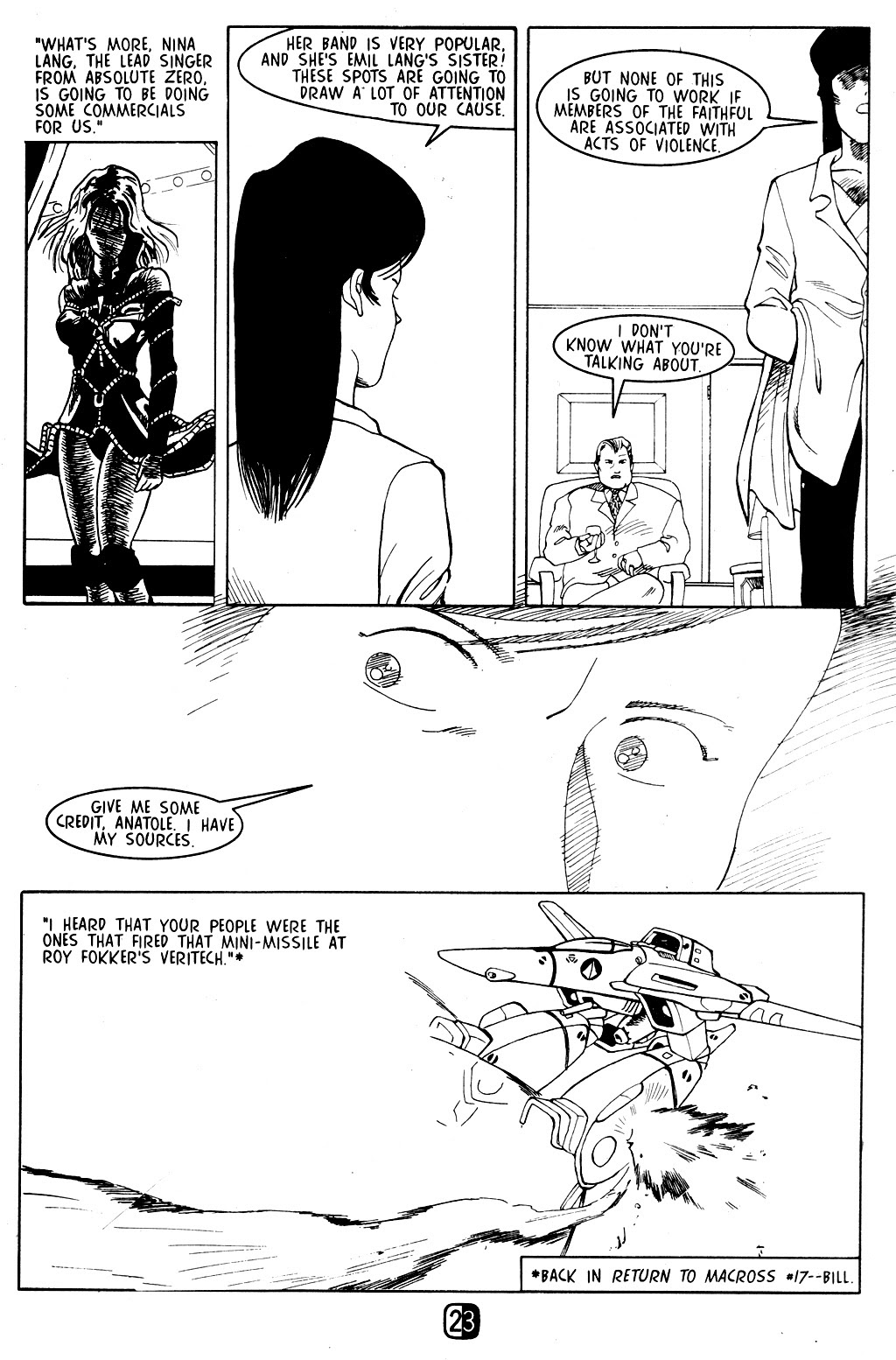 Read online Robotech: Return to Macross comic -  Issue #21 - 25