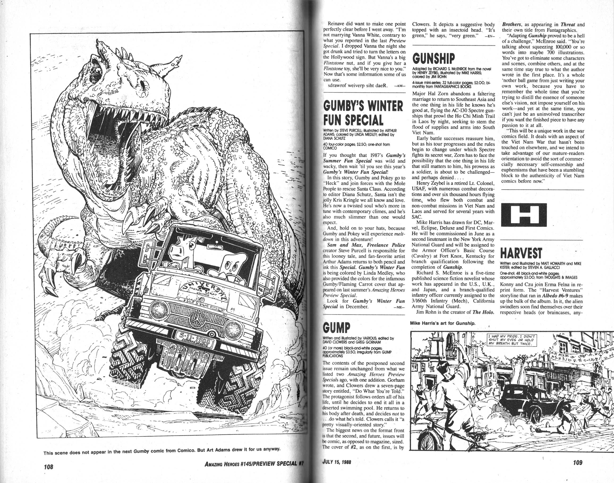 Read online Amazing Heroes comic -  Issue #145 - 56