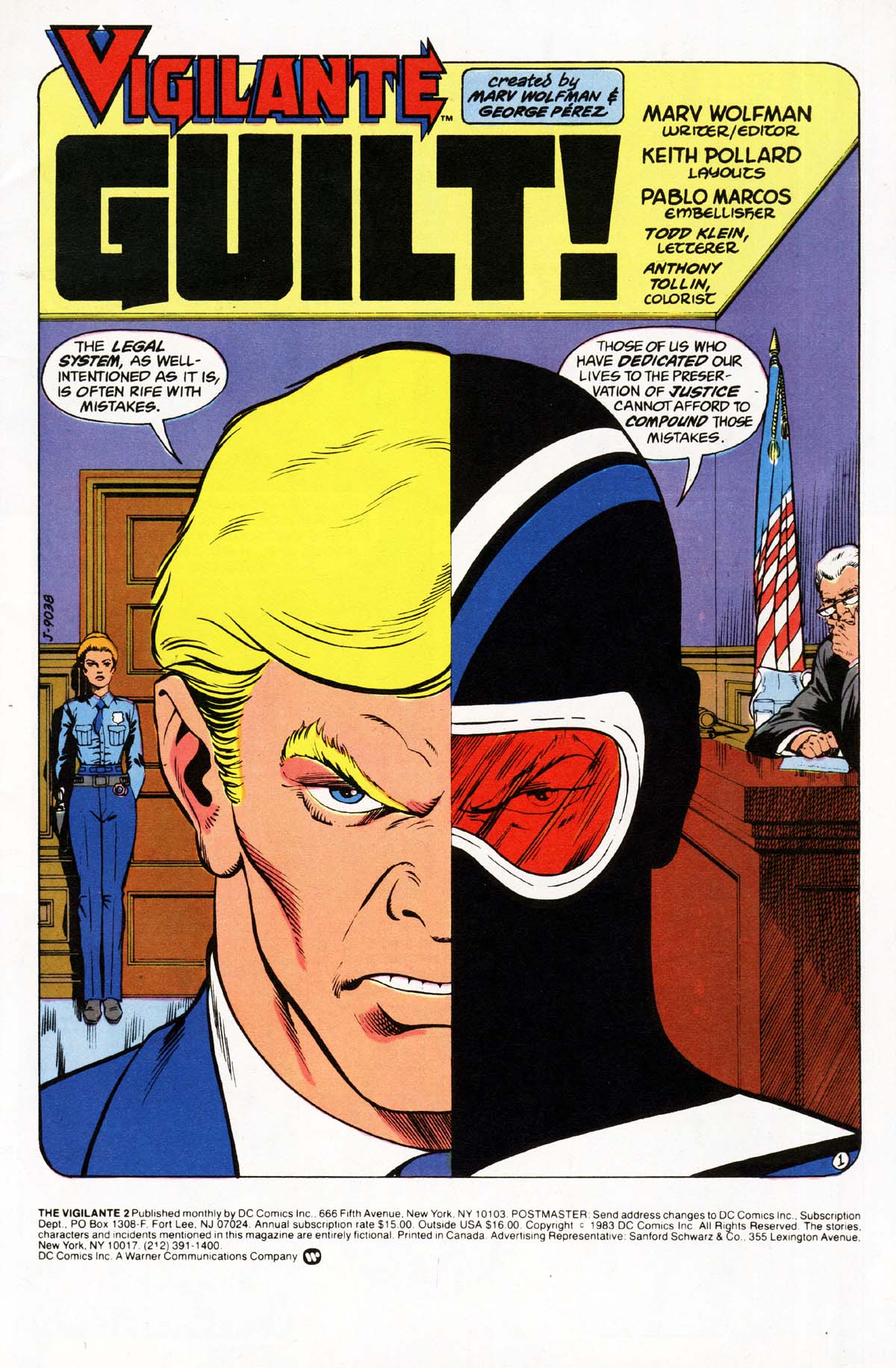 Read online Vigilante (1983) comic -  Issue #2 - 2