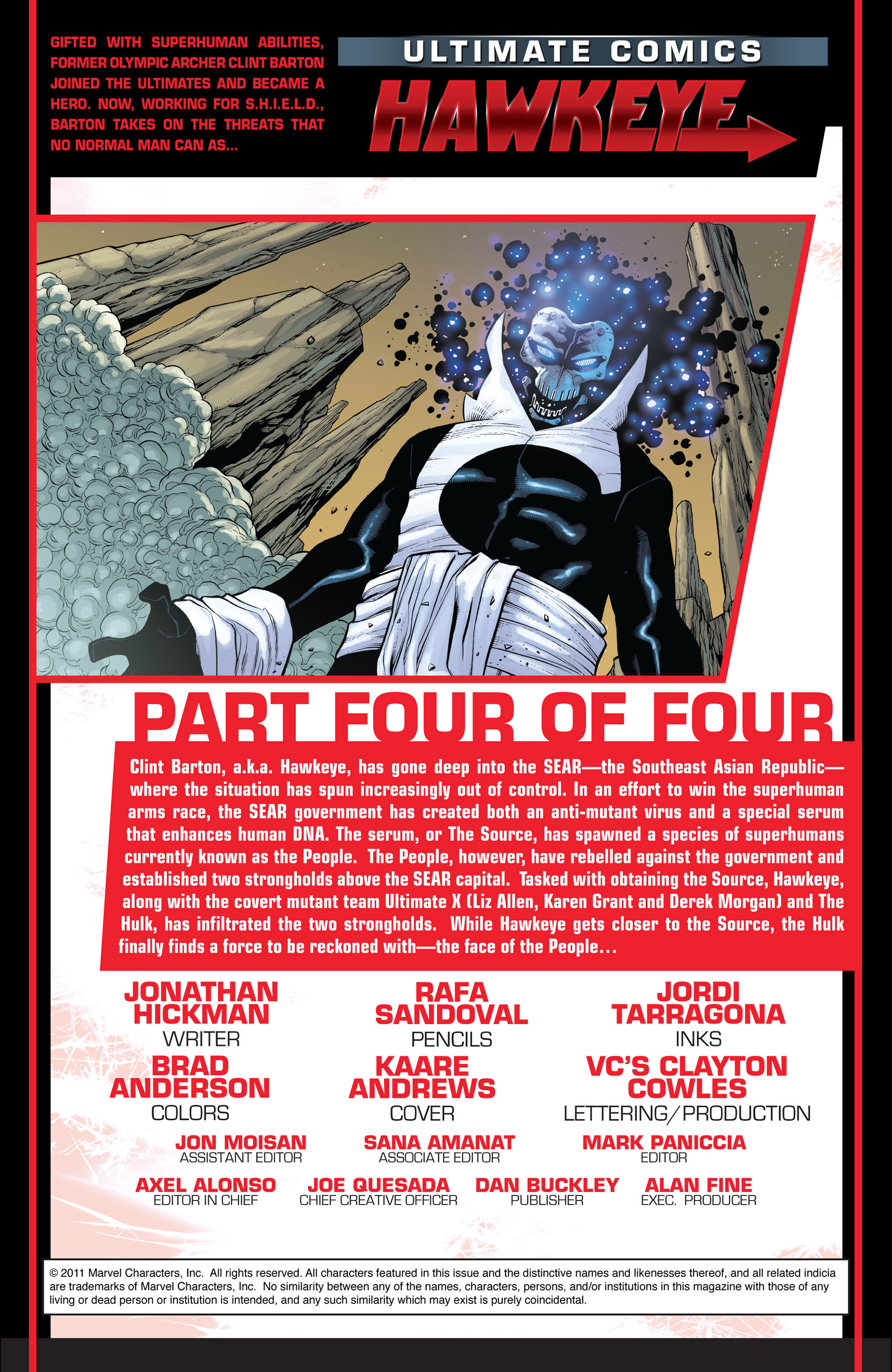 Read online Ultimate Comics Hawkeye comic -  Issue #4 - 2