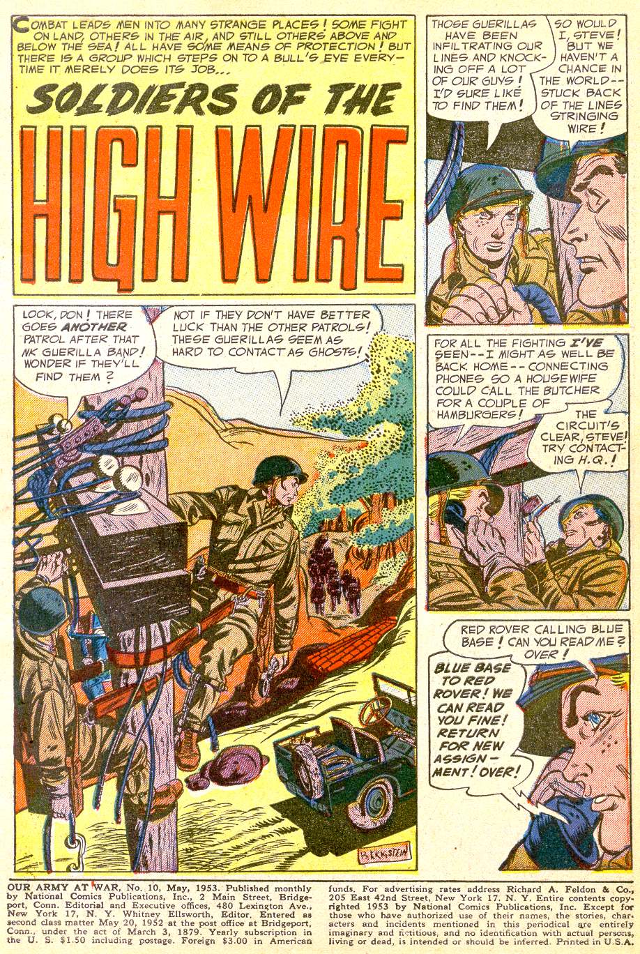 Read online Our Army at War (1952) comic -  Issue #10 - 3