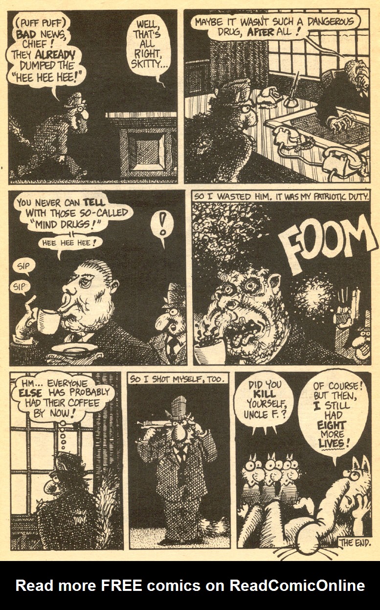 Read online Adventures of Fat Freddy's Cat comic -  Issue #1 - 11