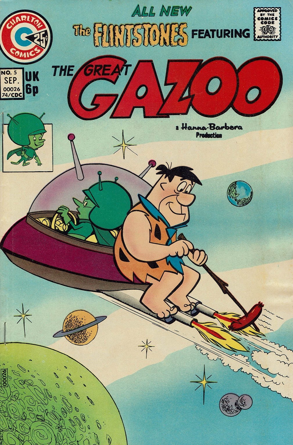 Read online Great Gazoo comic -  Issue #5 - 1