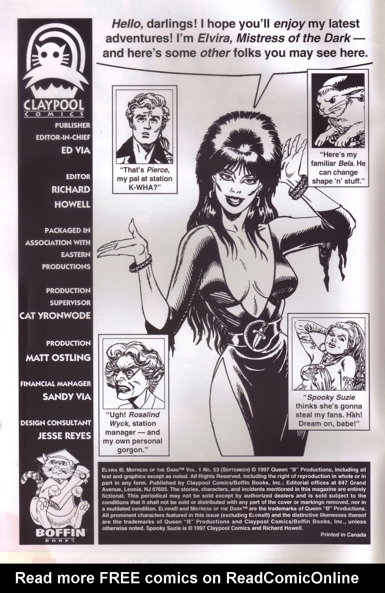 Read online Elvira, Mistress of the Dark comic -  Issue #53 - 2