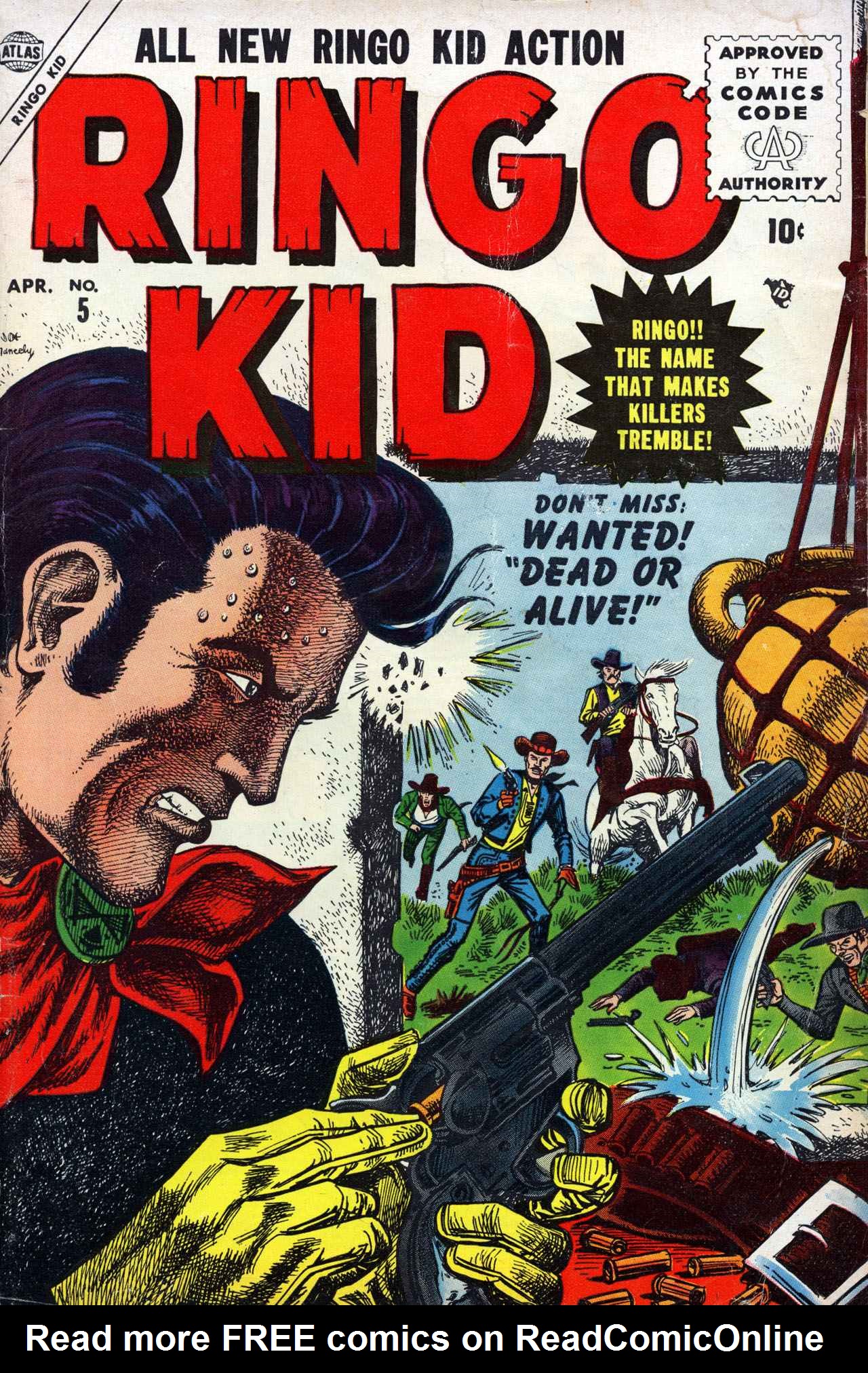 Read online Ringo Kid comic -  Issue #5 - 1