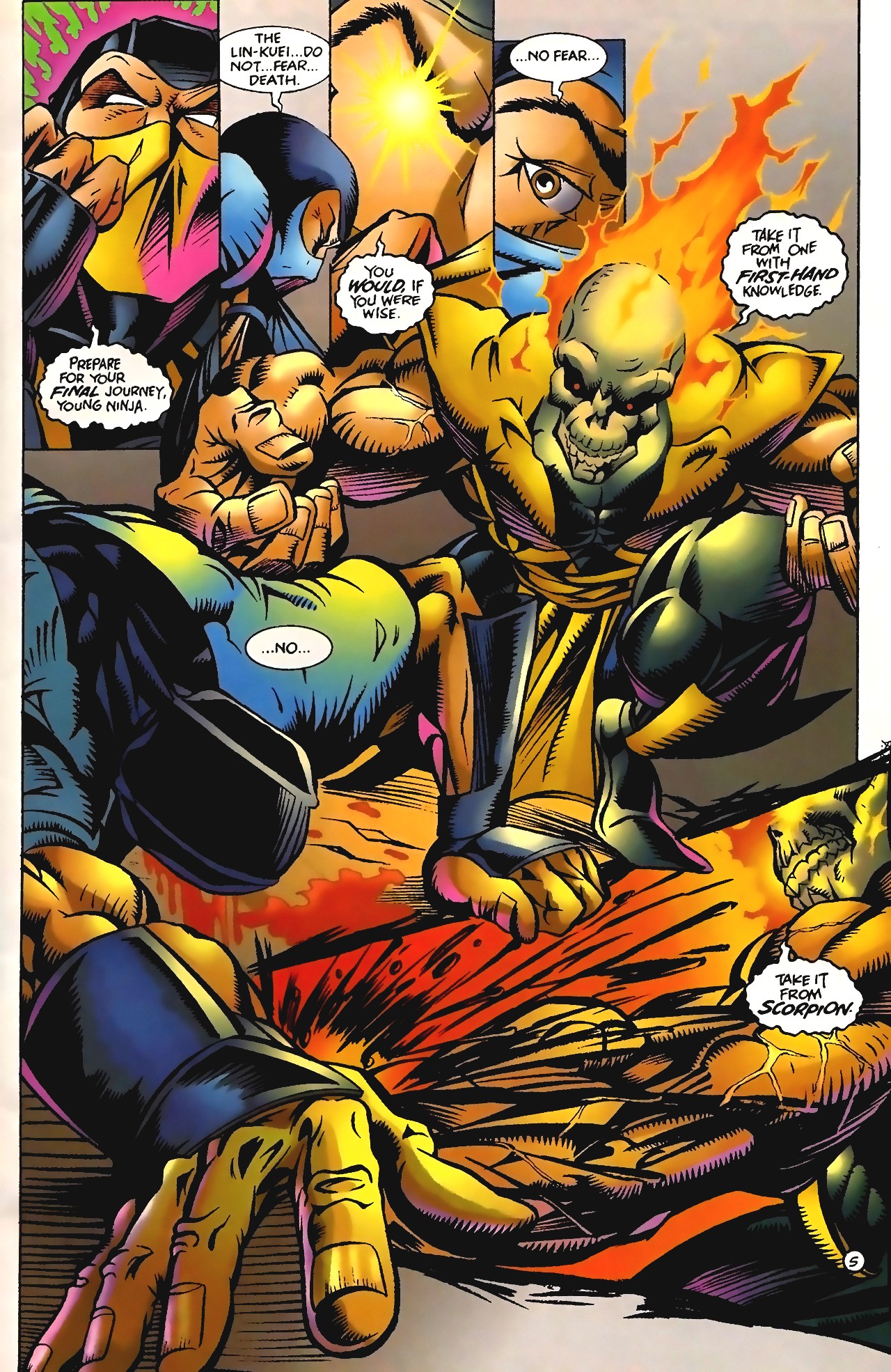 Read online Mortal Kombat (1994) comic -  Issue #4 - 6