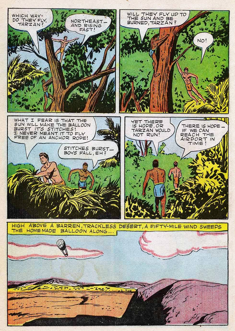 Read online Tarzan (1948) comic -  Issue #7 - 10