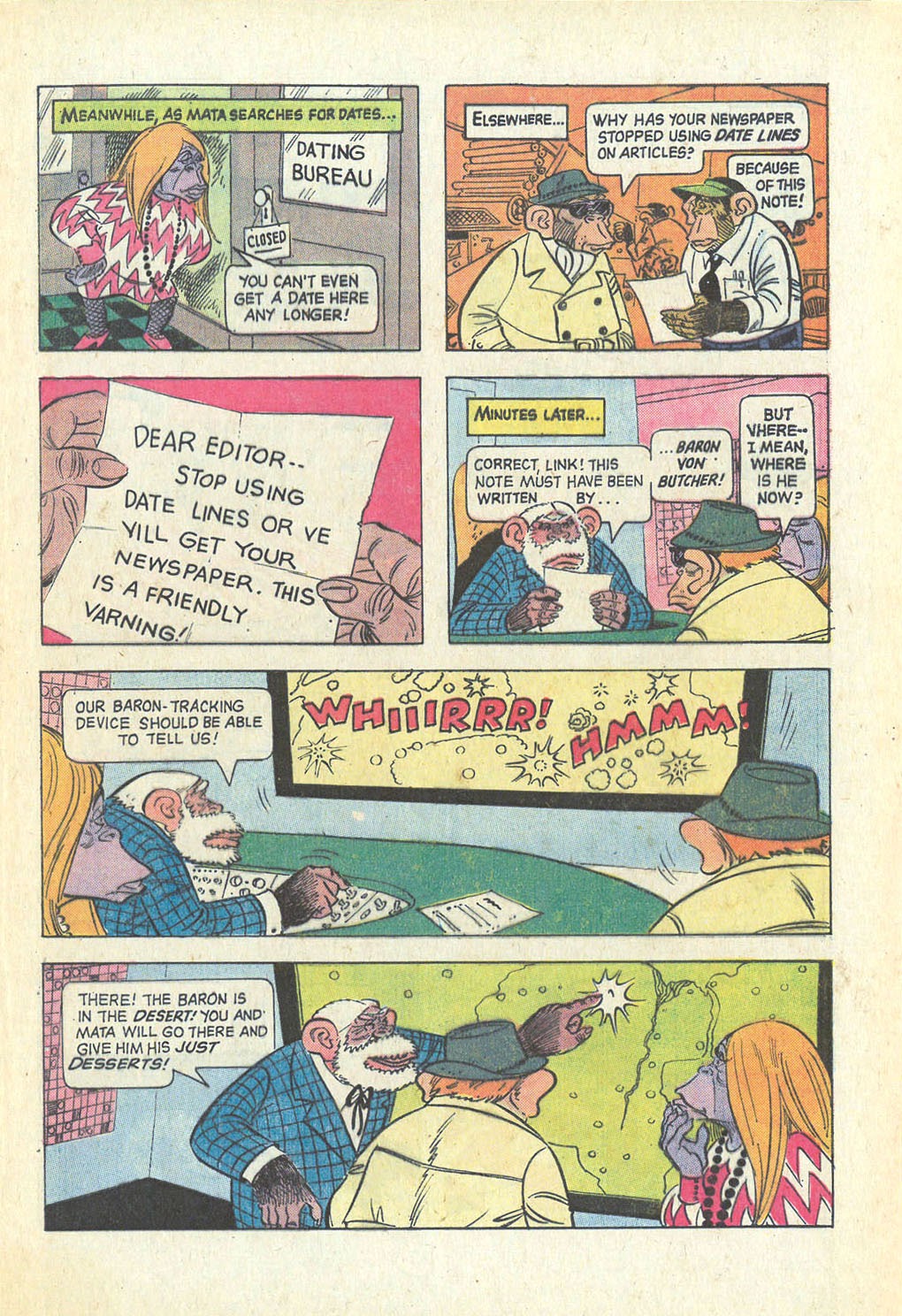 Read online Lancelot Link Secret Chimp comic -  Issue #3 - 5