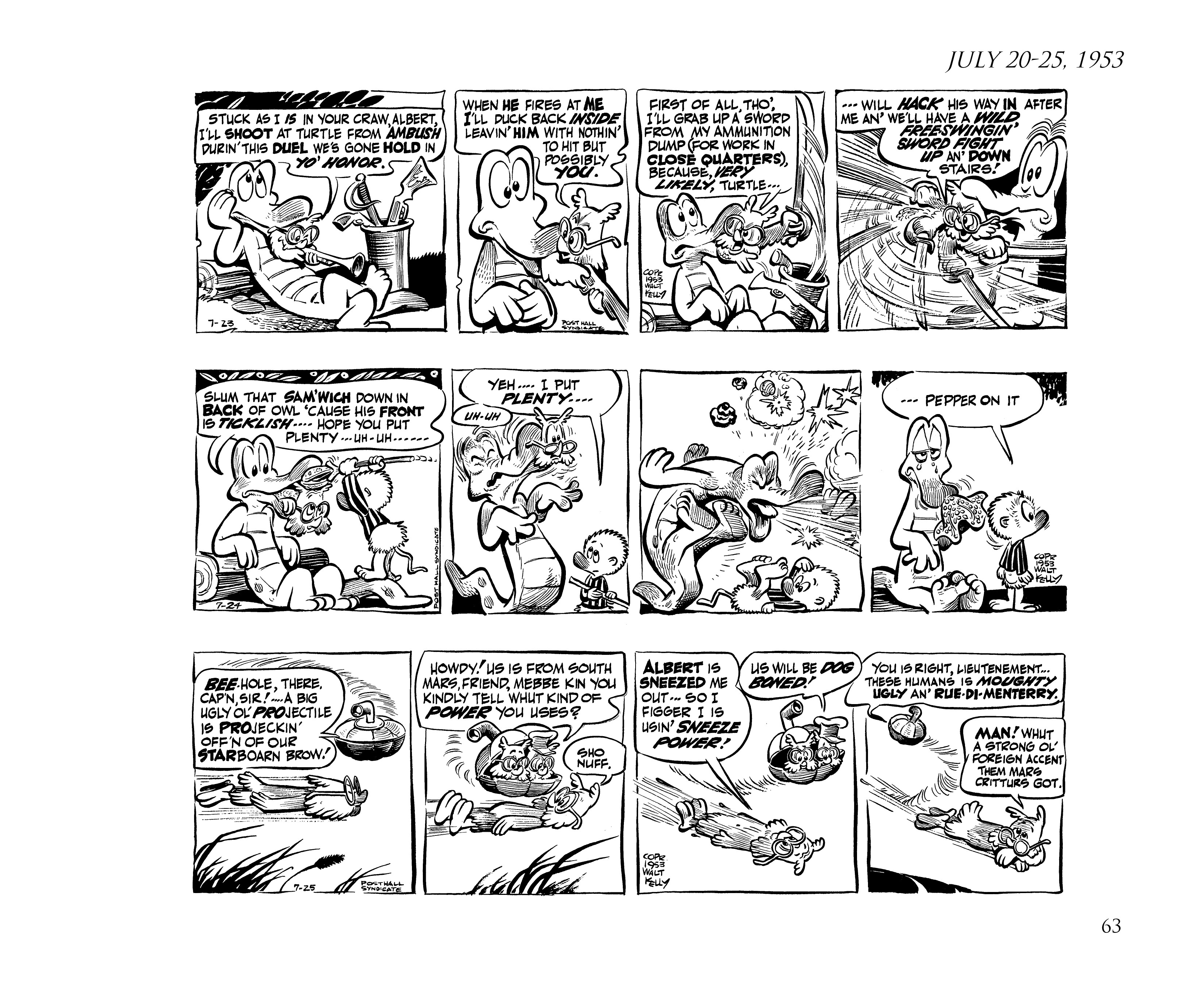 Read online Pogo by Walt Kelly: The Complete Syndicated Comic Strips comic -  Issue # TPB 3 (Part 1) - 75
