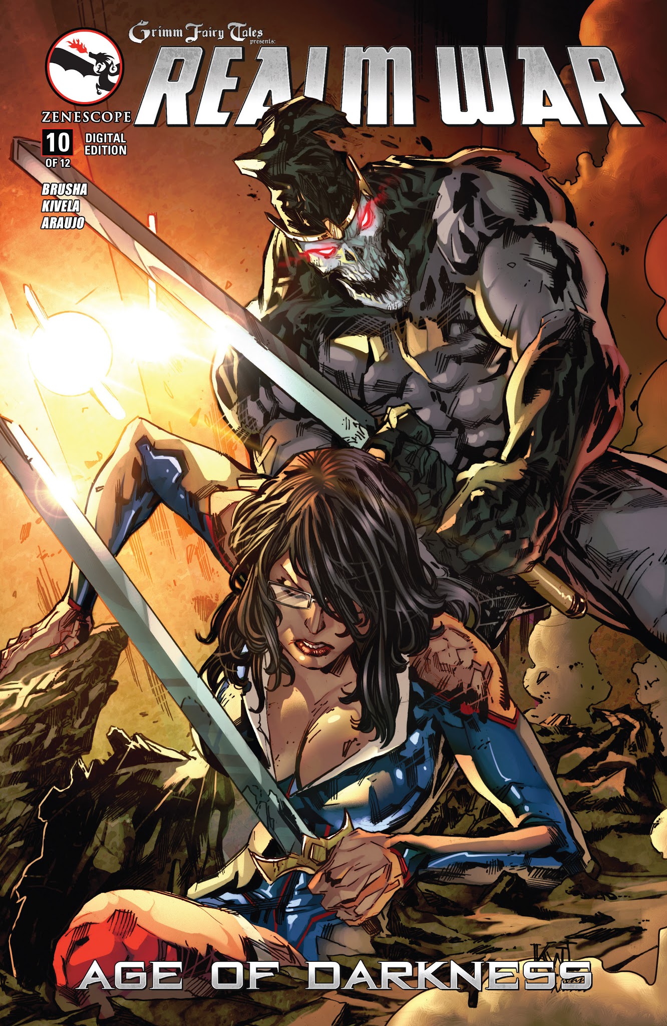 Grimm Fairy Tales presents Realm War Age of Darkness issue 10 - Page 1