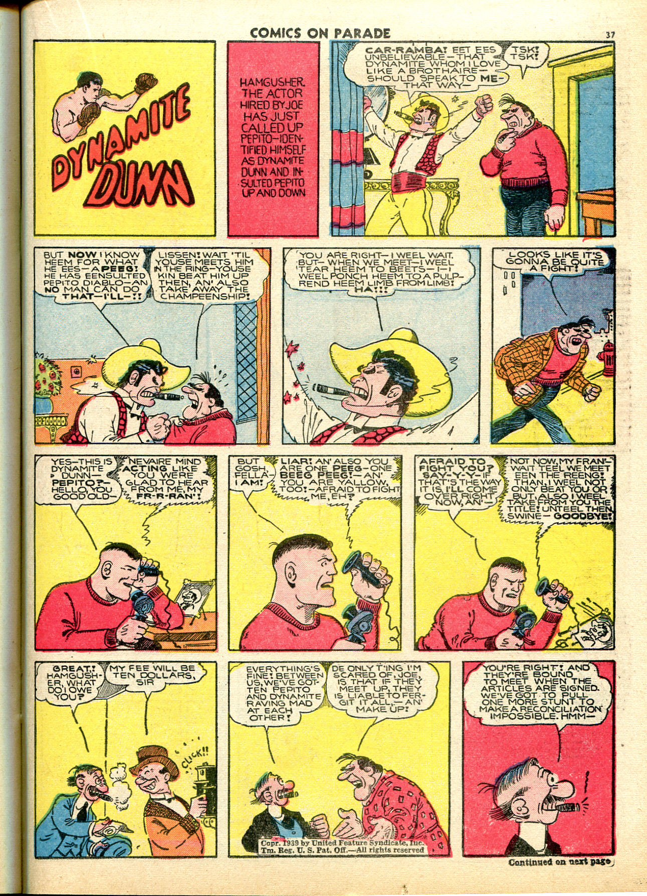 Read online Comics on Parade comic -  Issue #17 - 38