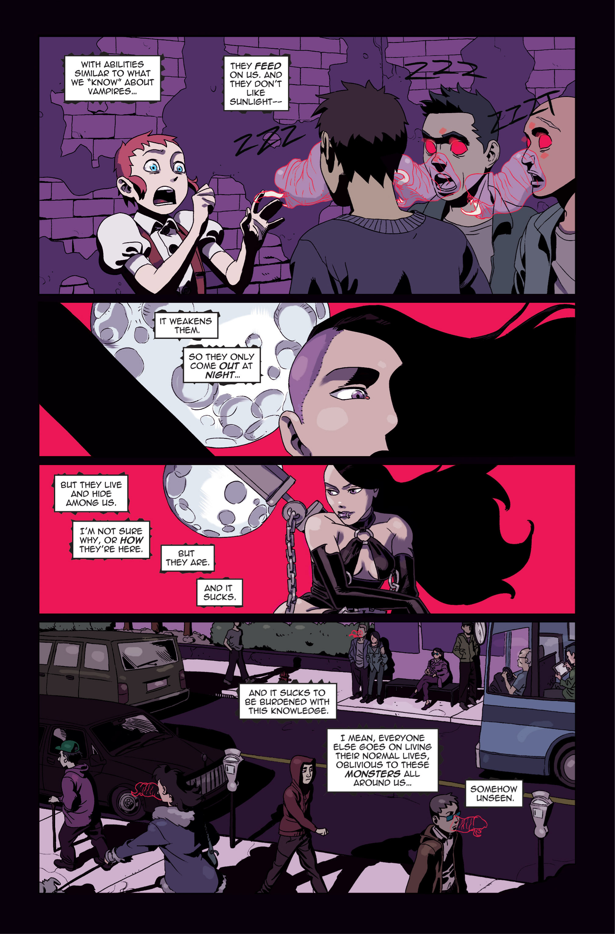 Read online Zombie Tramp vs: Vampblade comic -  Issue #1 - 4