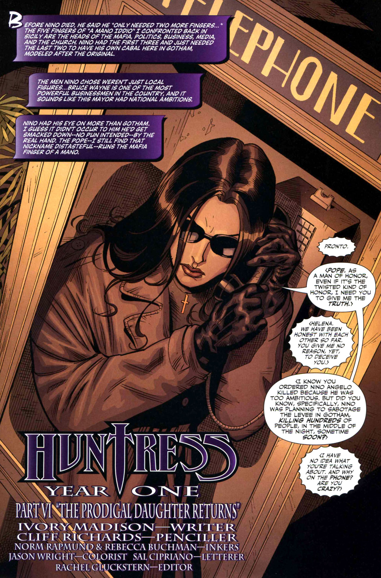 Read online Huntress: Year One comic -  Issue #6 - 4