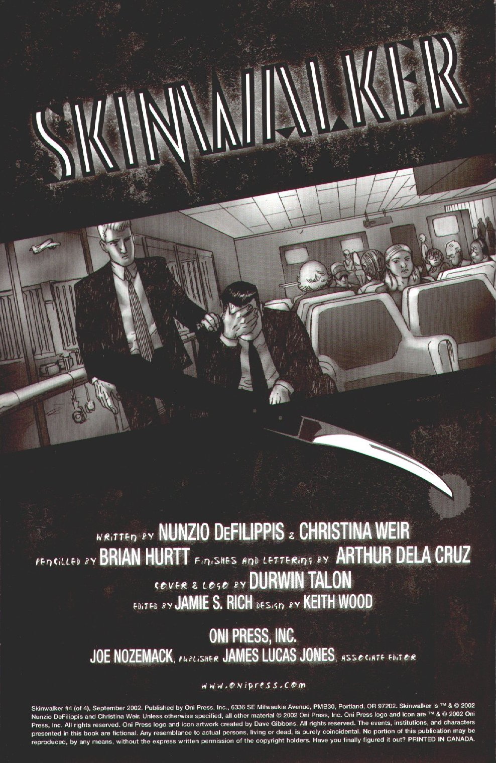 Read online Skinwalker comic -  Issue #4 - 2