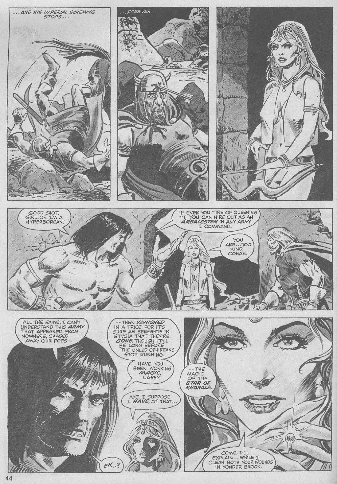 Read online The Savage Sword Of Conan comic -  Issue #44 - 44
