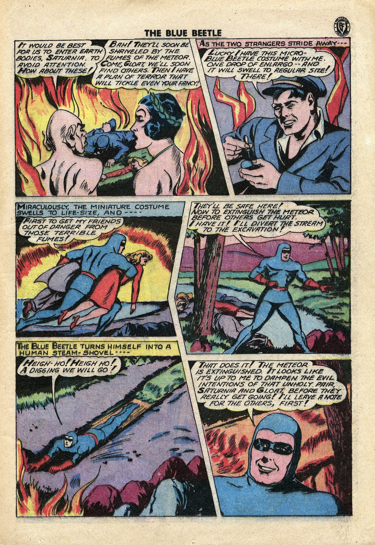 Read online The Blue Beetle comic -  Issue #34 - 16