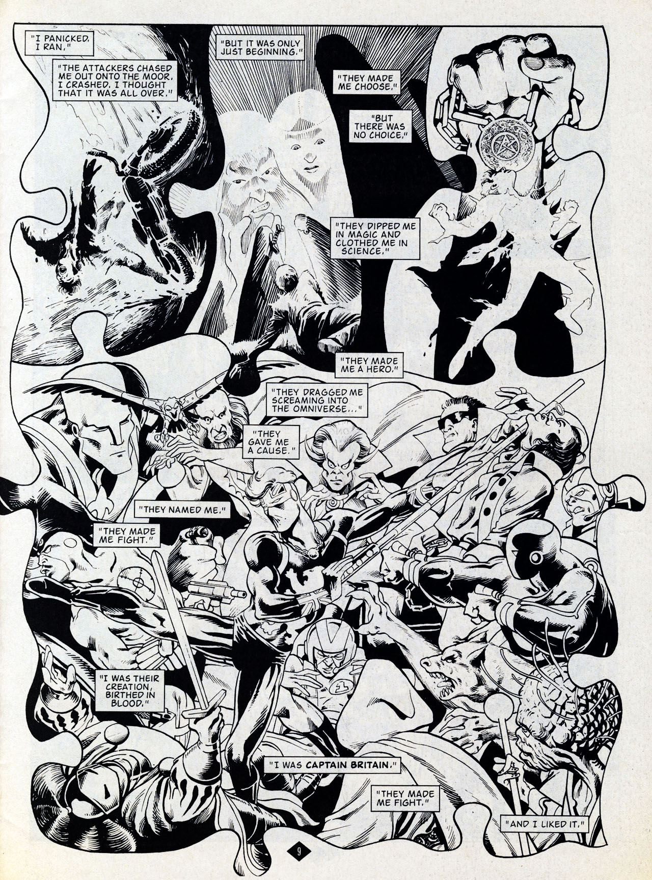 Read online Captain Britain (1985) comic -  Issue #1 - 9