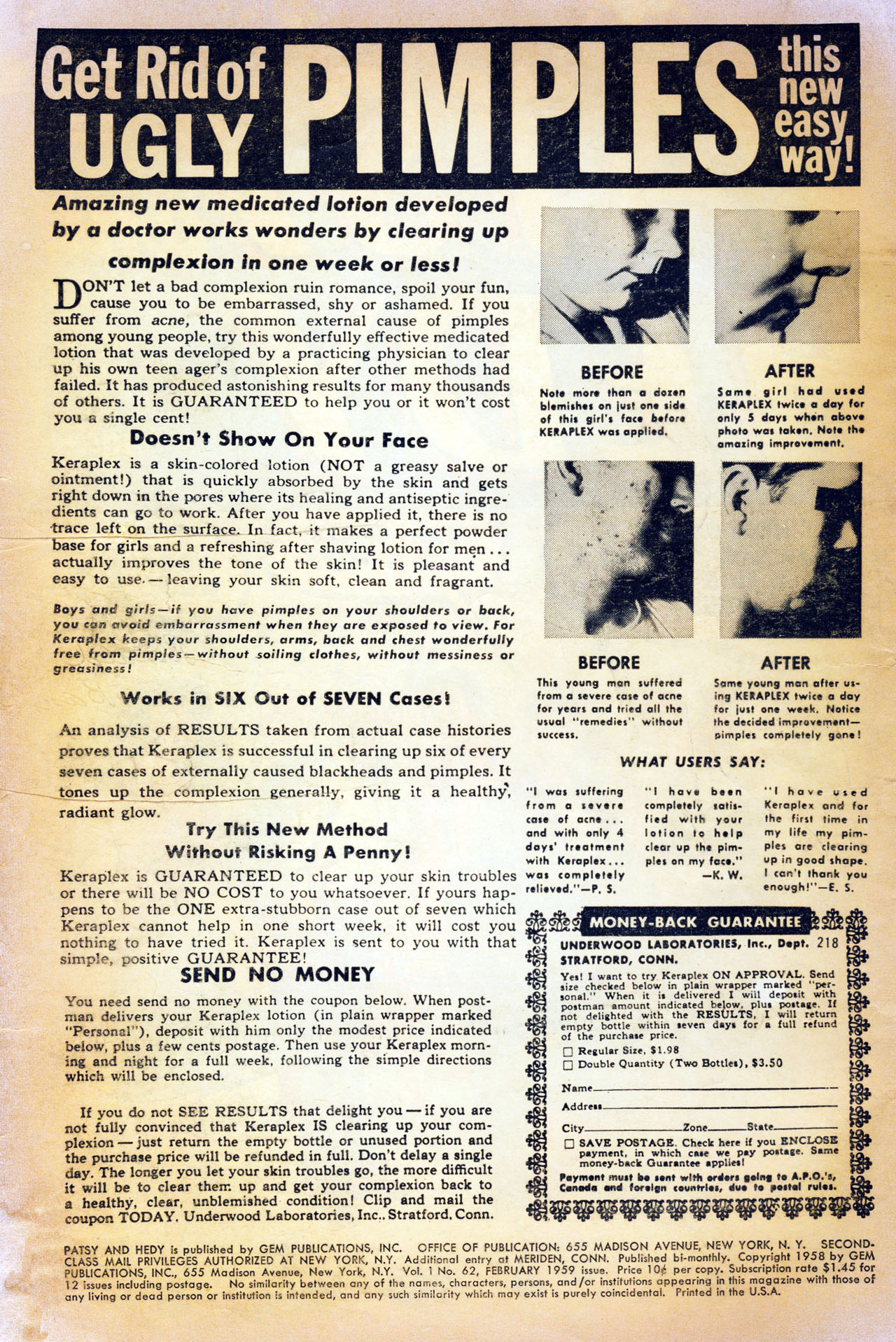 Read online Patsy and Hedy comic -  Issue #62 - 2