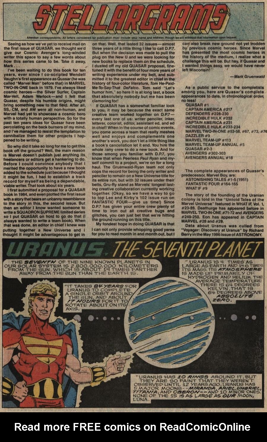 Read online Quasar comic -  Issue #2 - 24