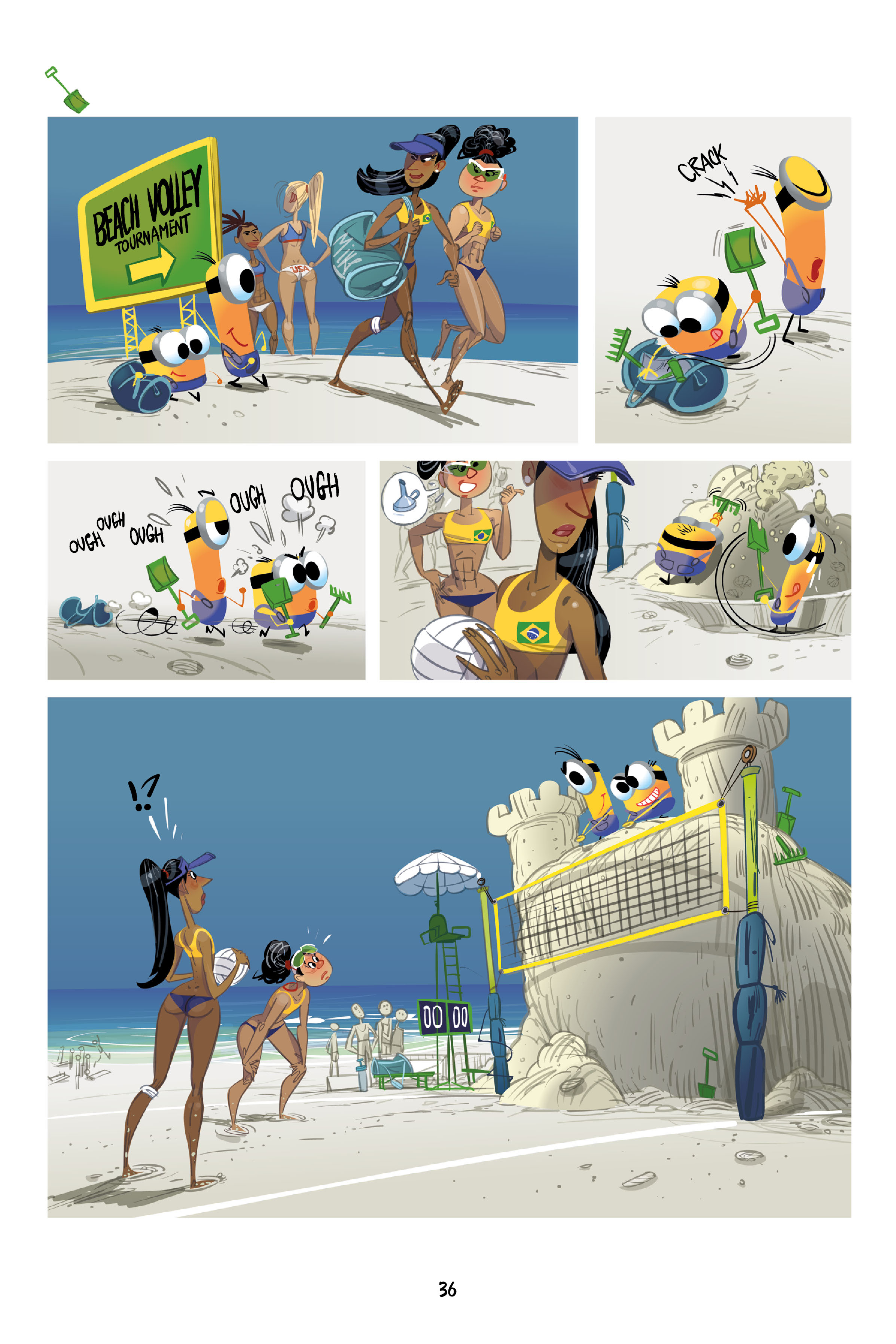 Read online Minions: Super Banana Games! comic -  Issue # Full - 35