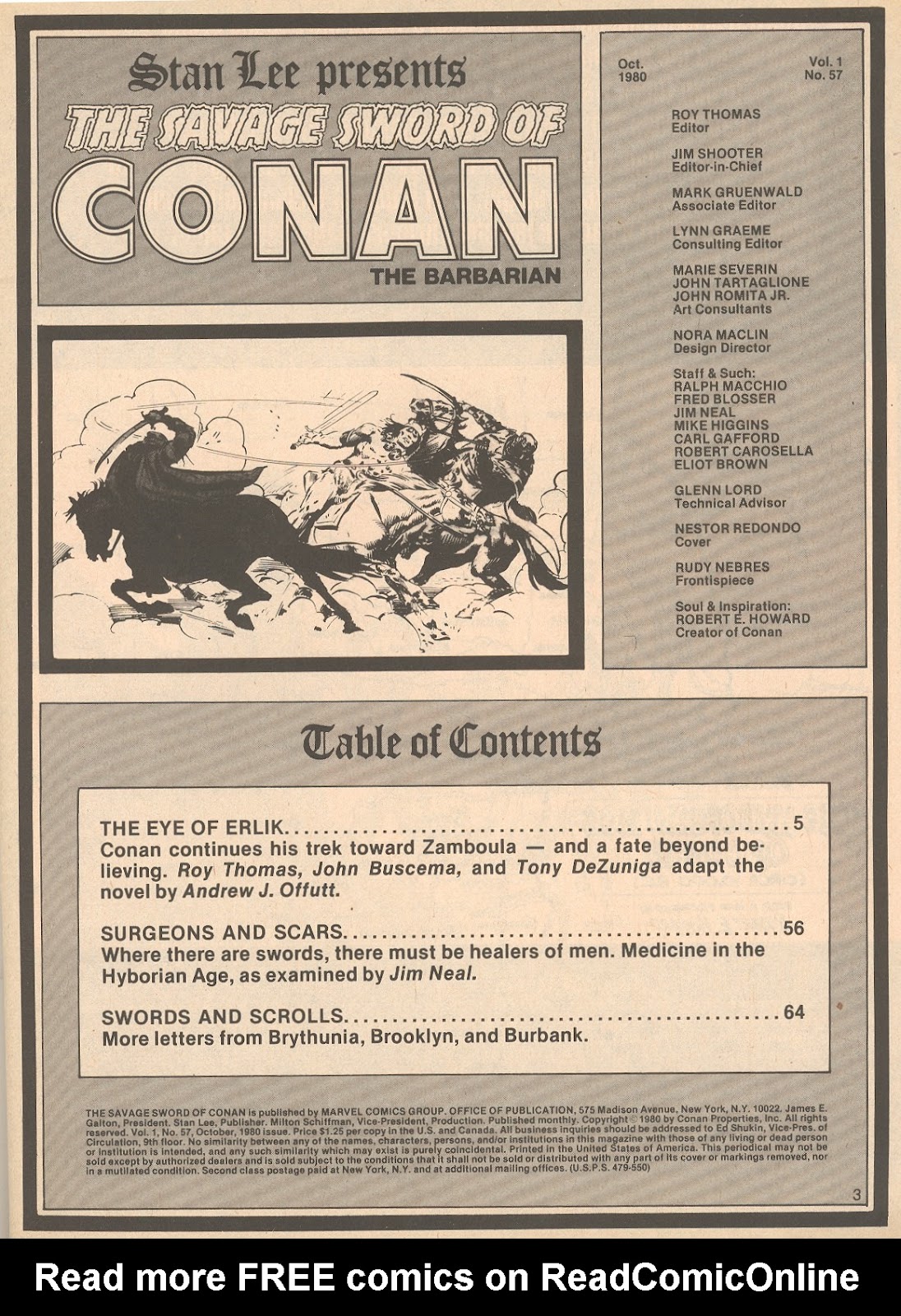 The Savage Sword Of Conan issue 57 - Page 3
