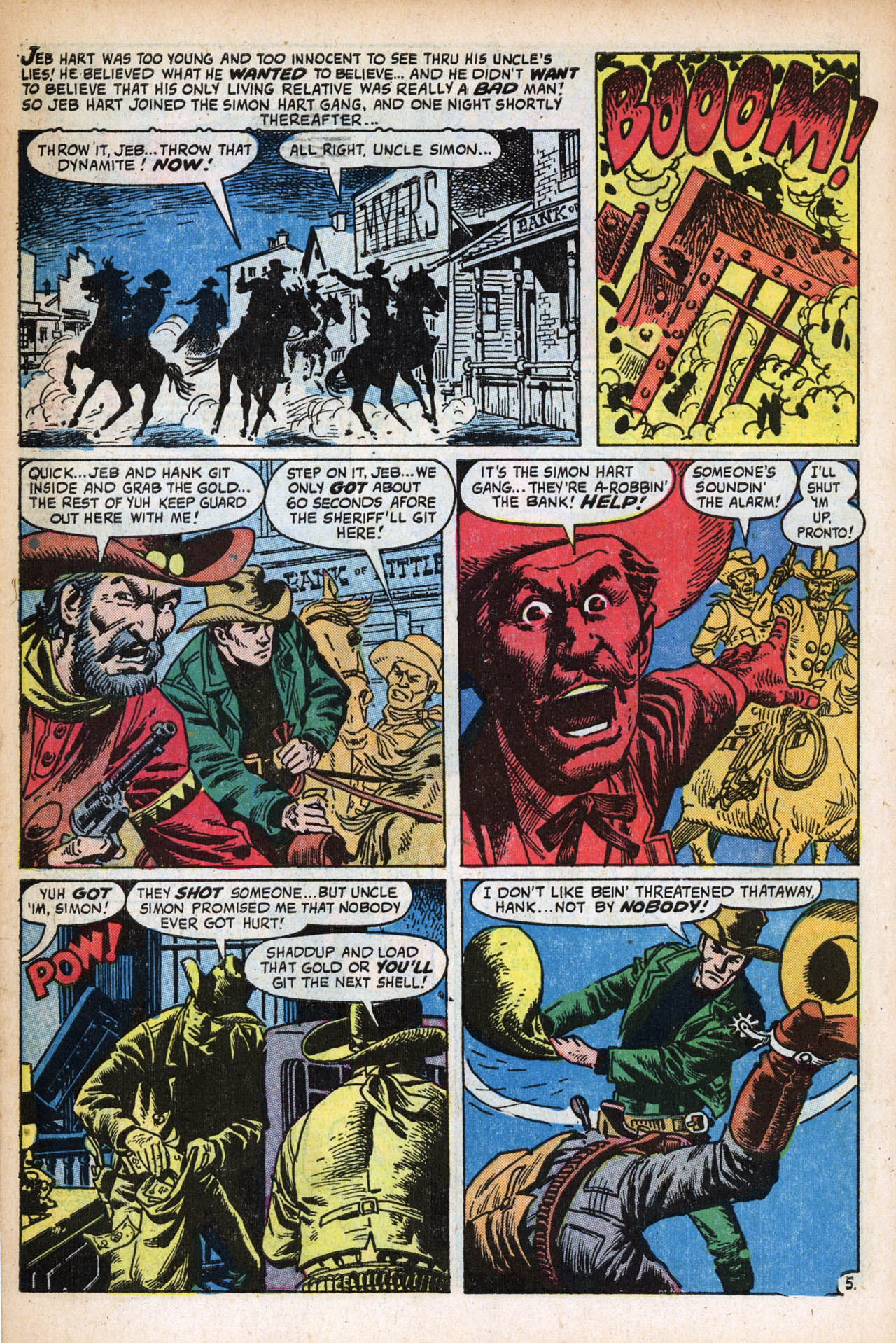 Read online Western Outlaws (1954) comic -  Issue #19 - 30