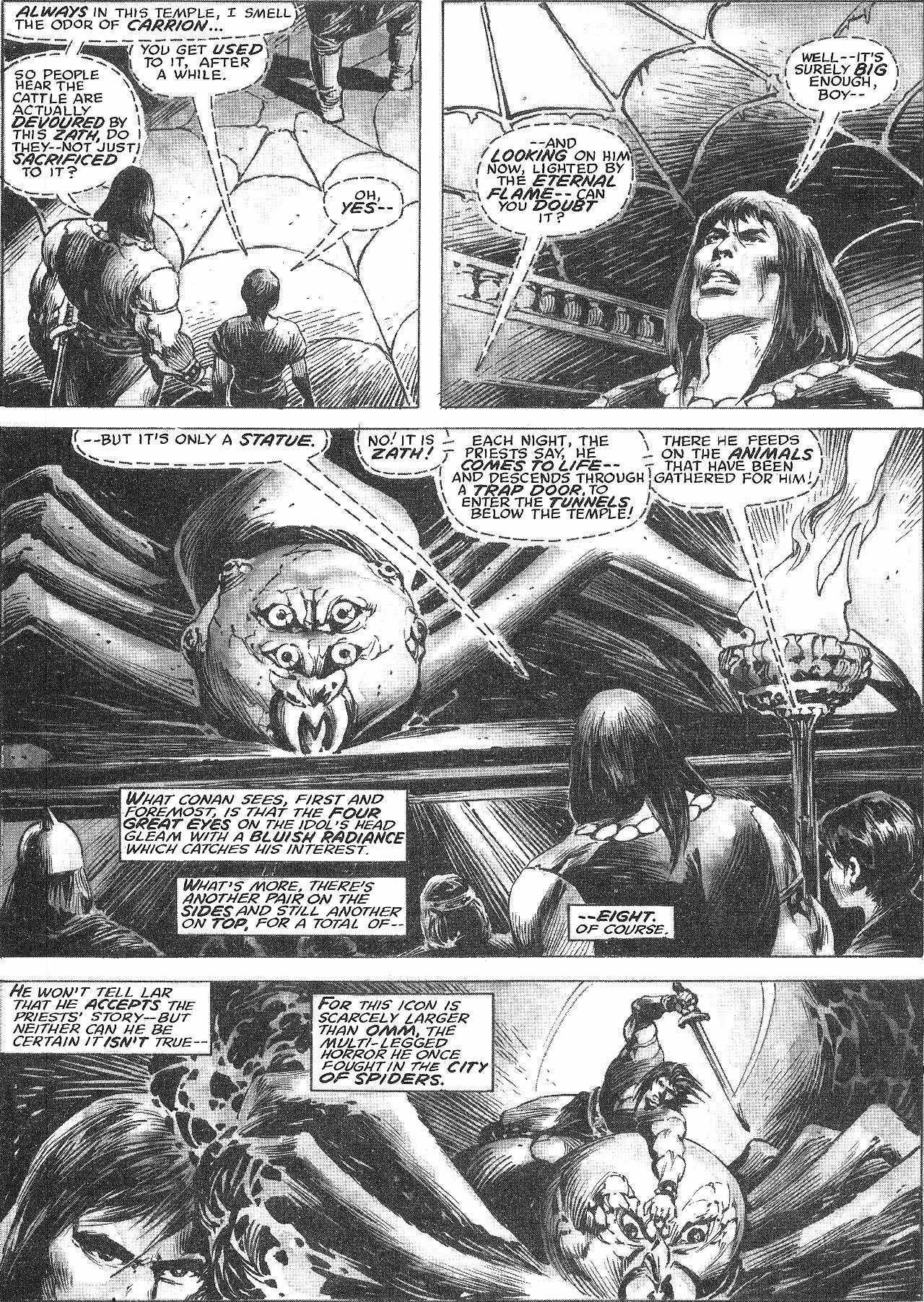 Read online The Savage Sword Of Conan comic -  Issue #208 - 23