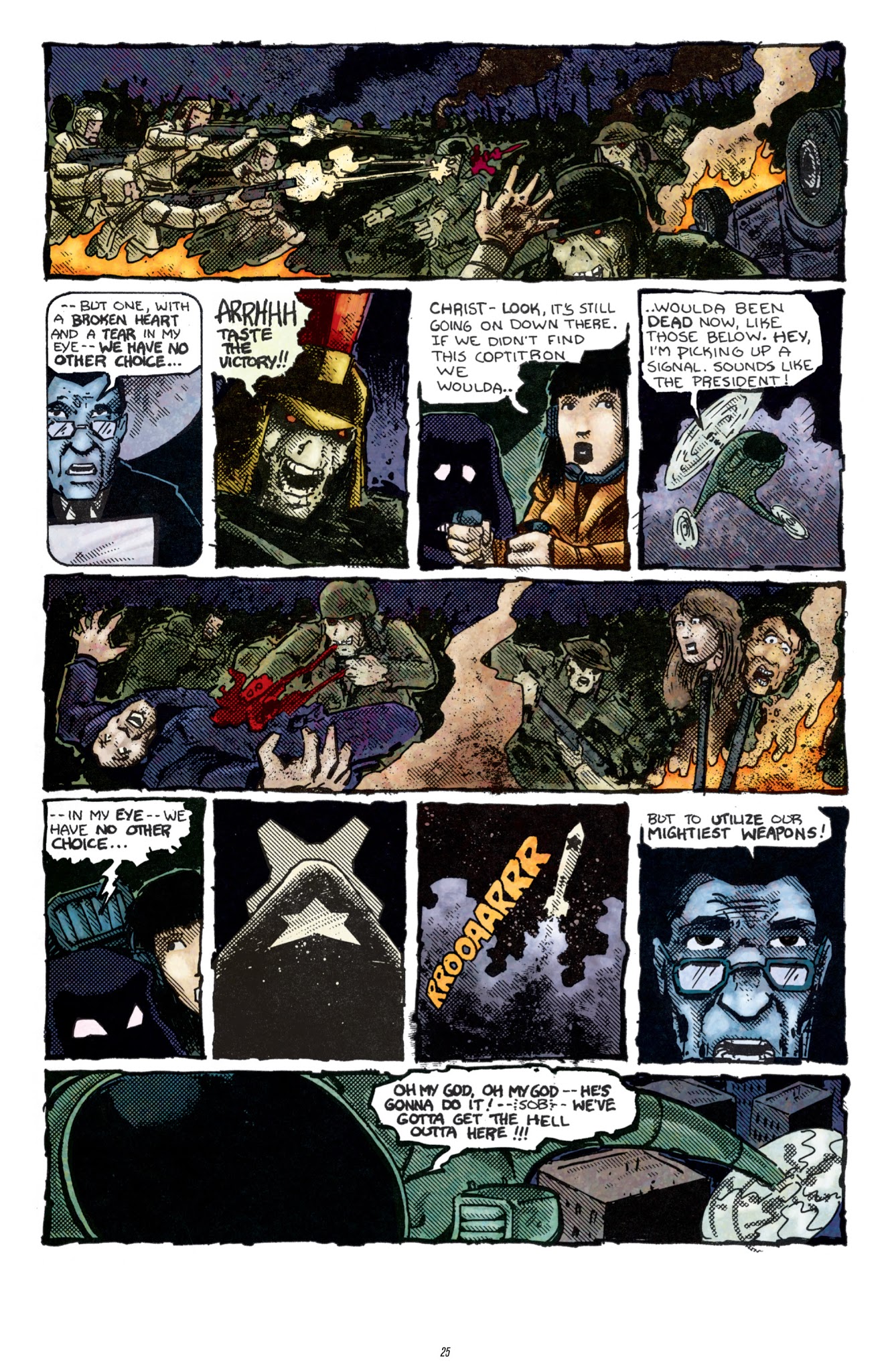 Read online Zombie War comic -  Issue #1 - 25