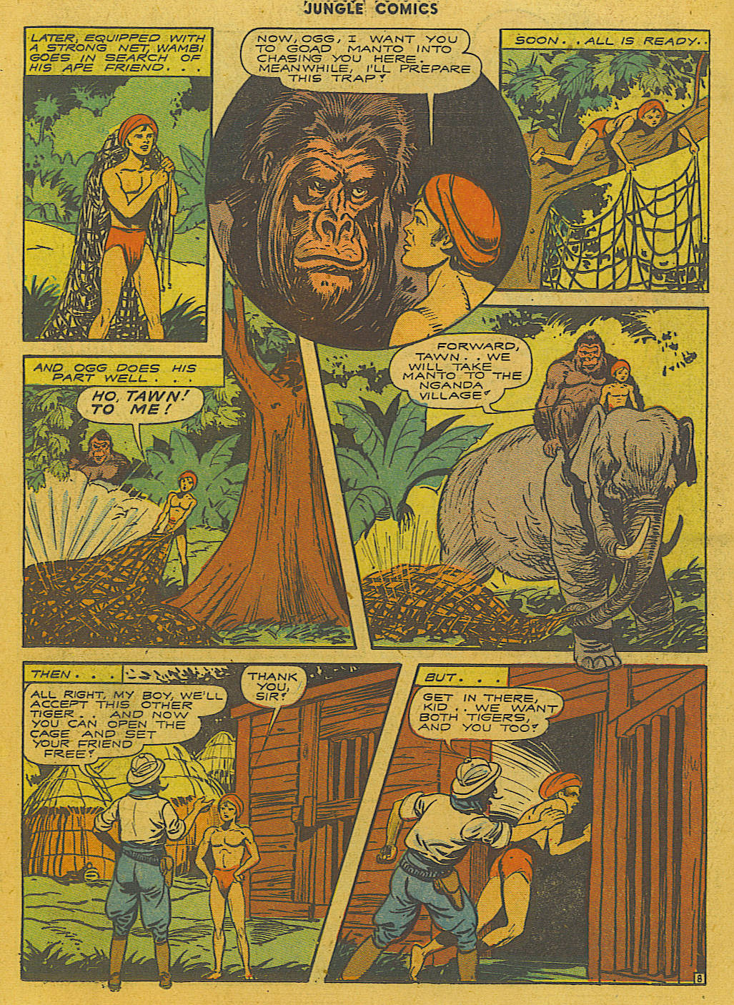 Read online Jungle Comics comic -  Issue #50 - 34