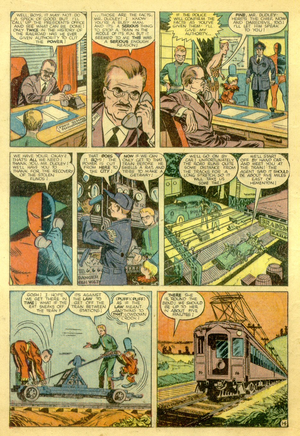 Read online Daredevil (1941) comic -  Issue #56 - 16