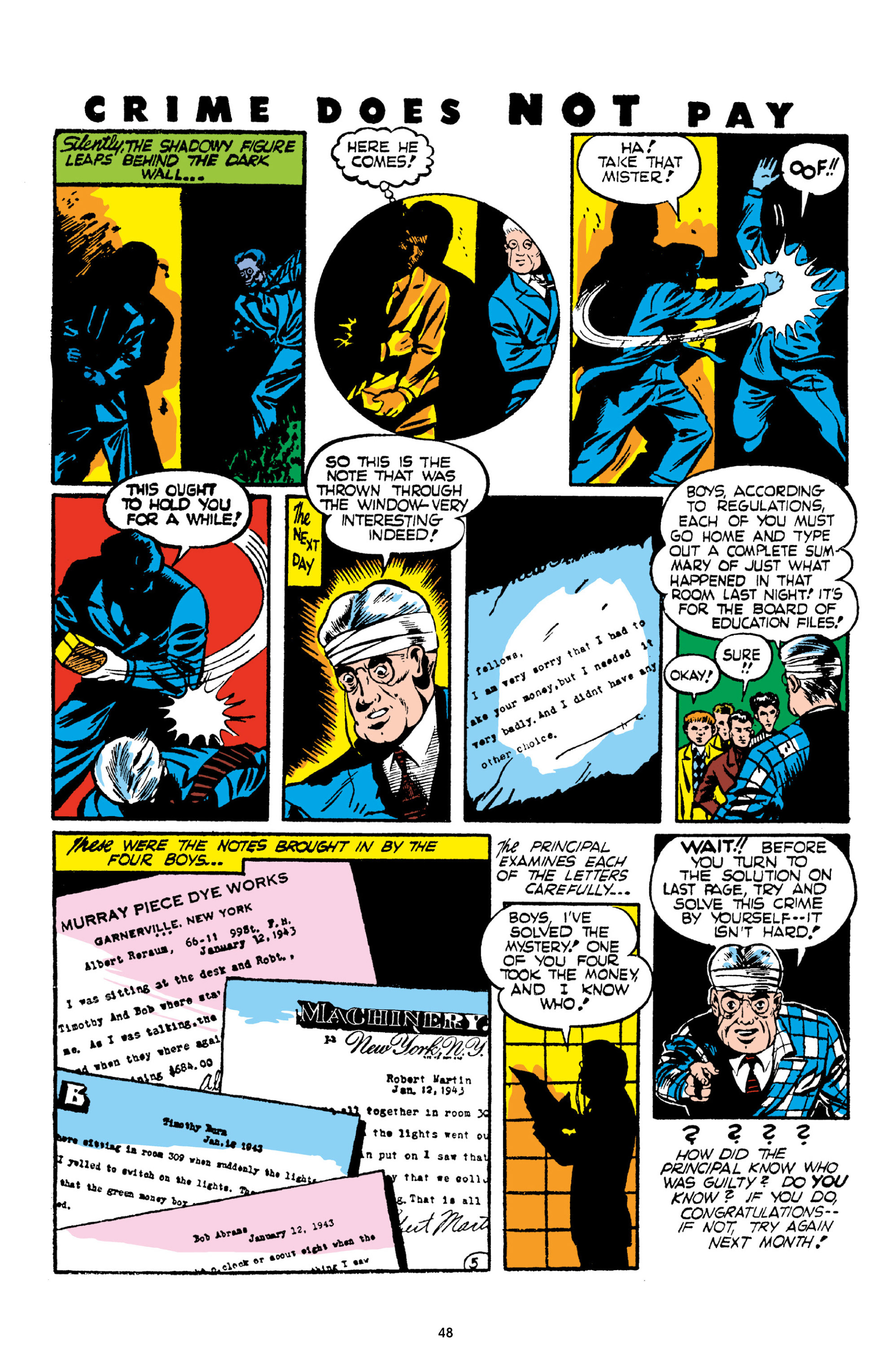 Read online Crime Does Not Pay Archives comic -  Issue # TPB 2 (Part 1) - 48