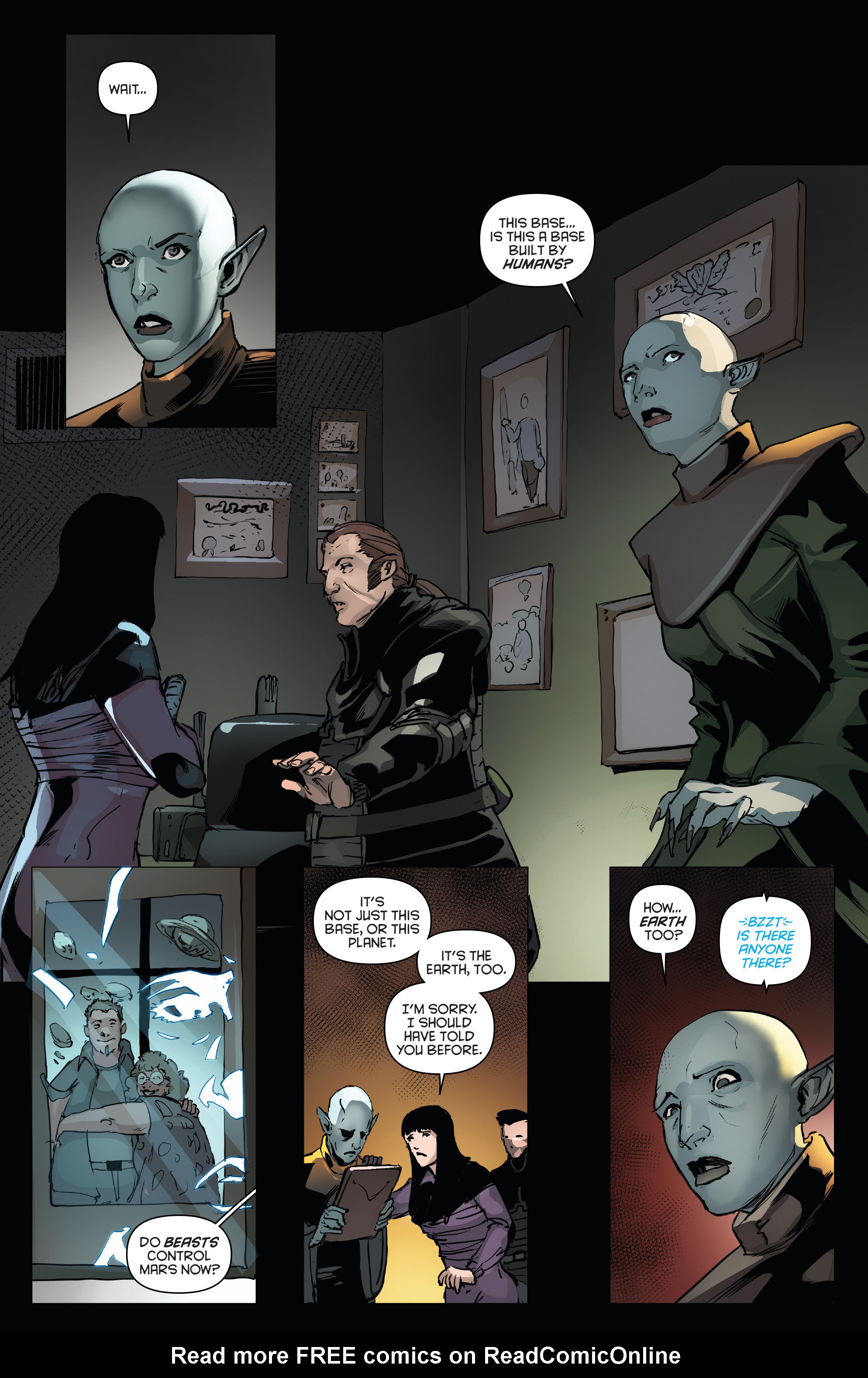 Read online Aliens/Vampirella comic -  Issue #6 - 13