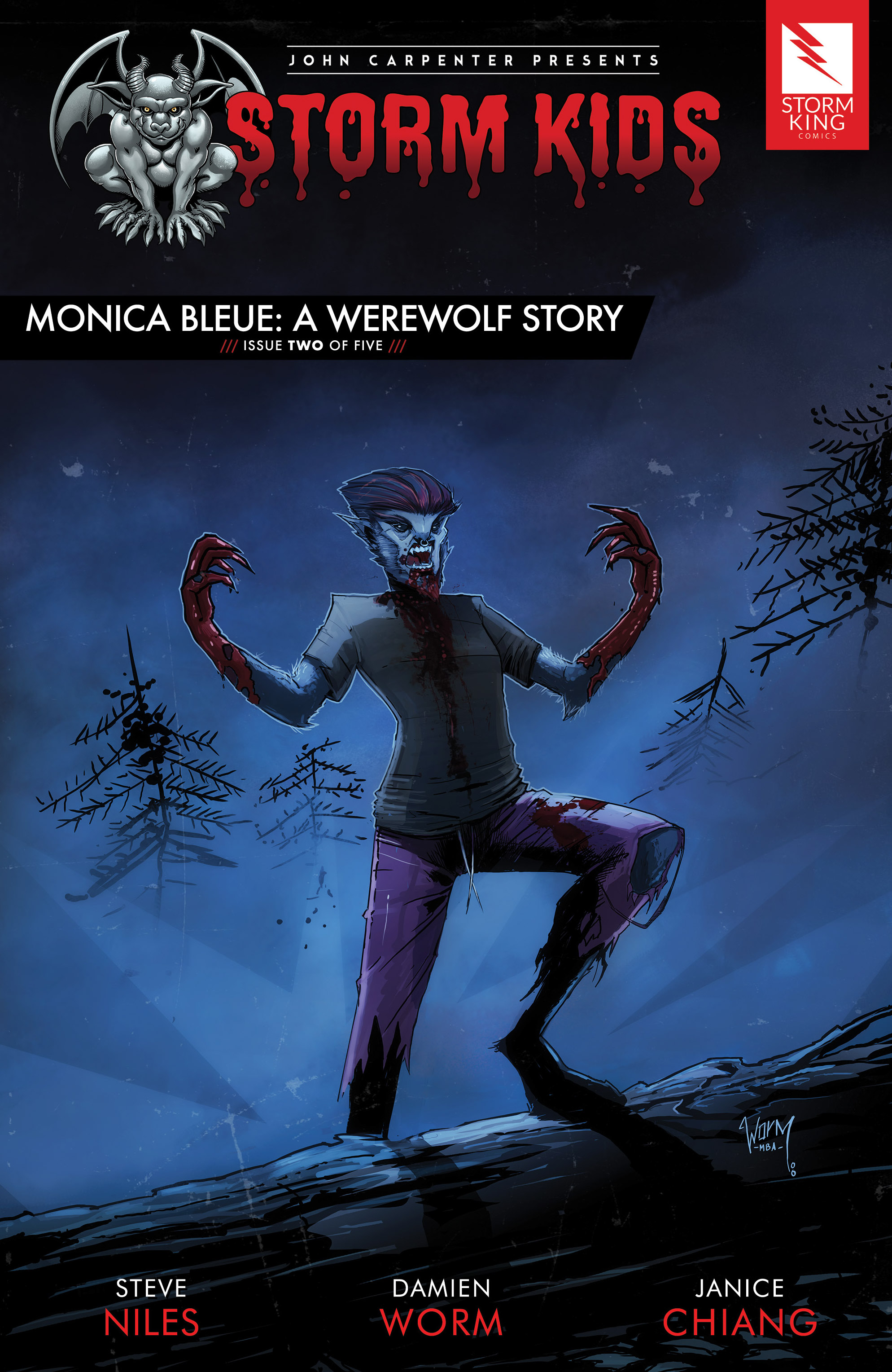 Read online John Carpenter Presents Storm Kids: Monica Bleue: A Werewolf Story comic -  Issue #2 - 1