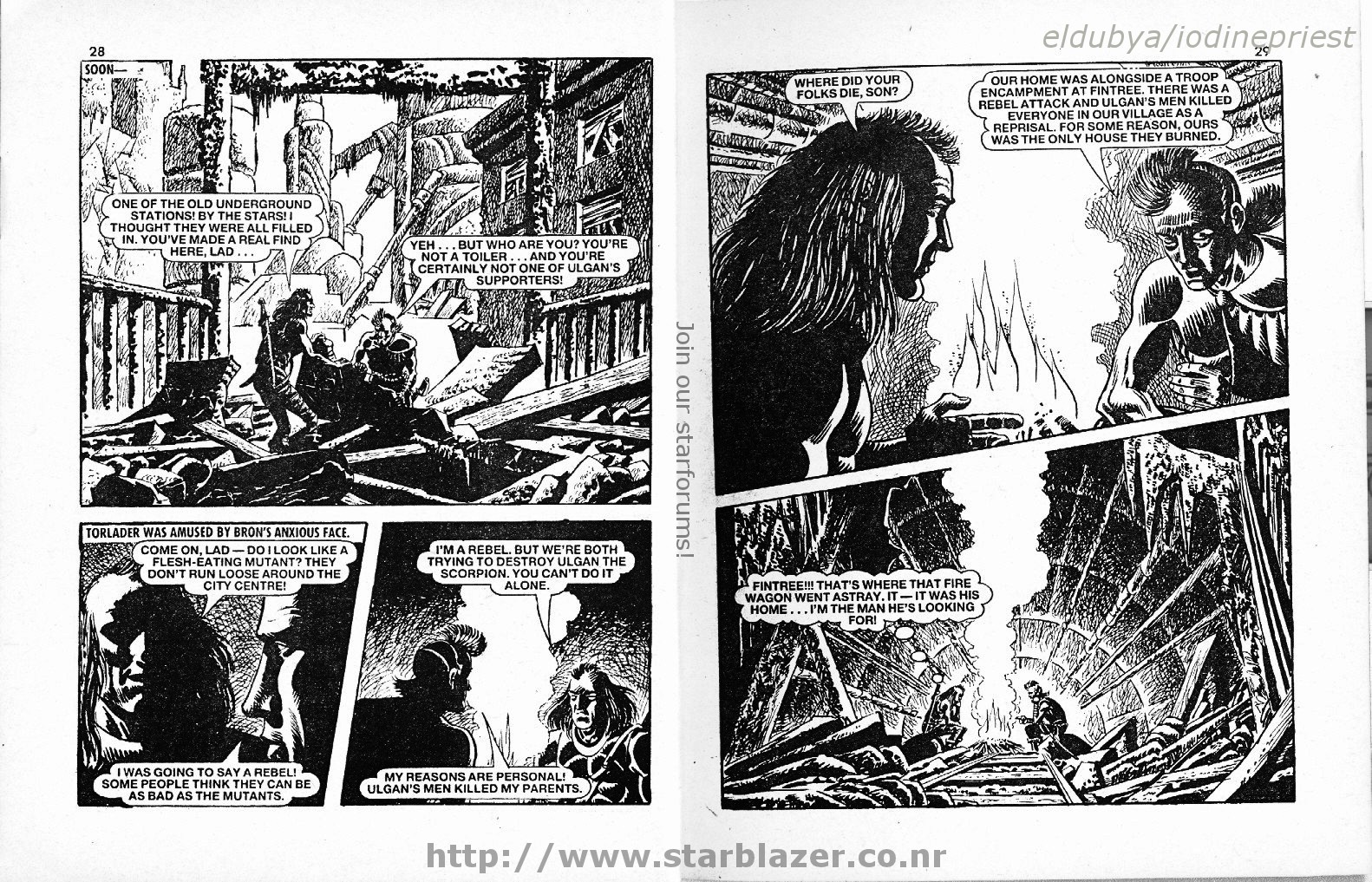 Read online Starblazer comic -  Issue #182 - 16