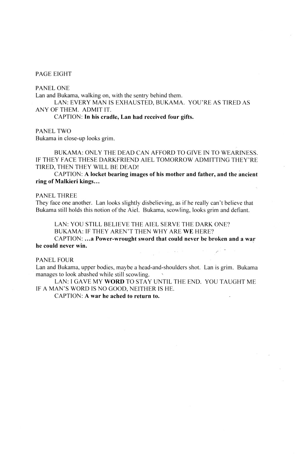 Robert Jordan's The Wheel of Time: New Spring issue 0 - Page 18