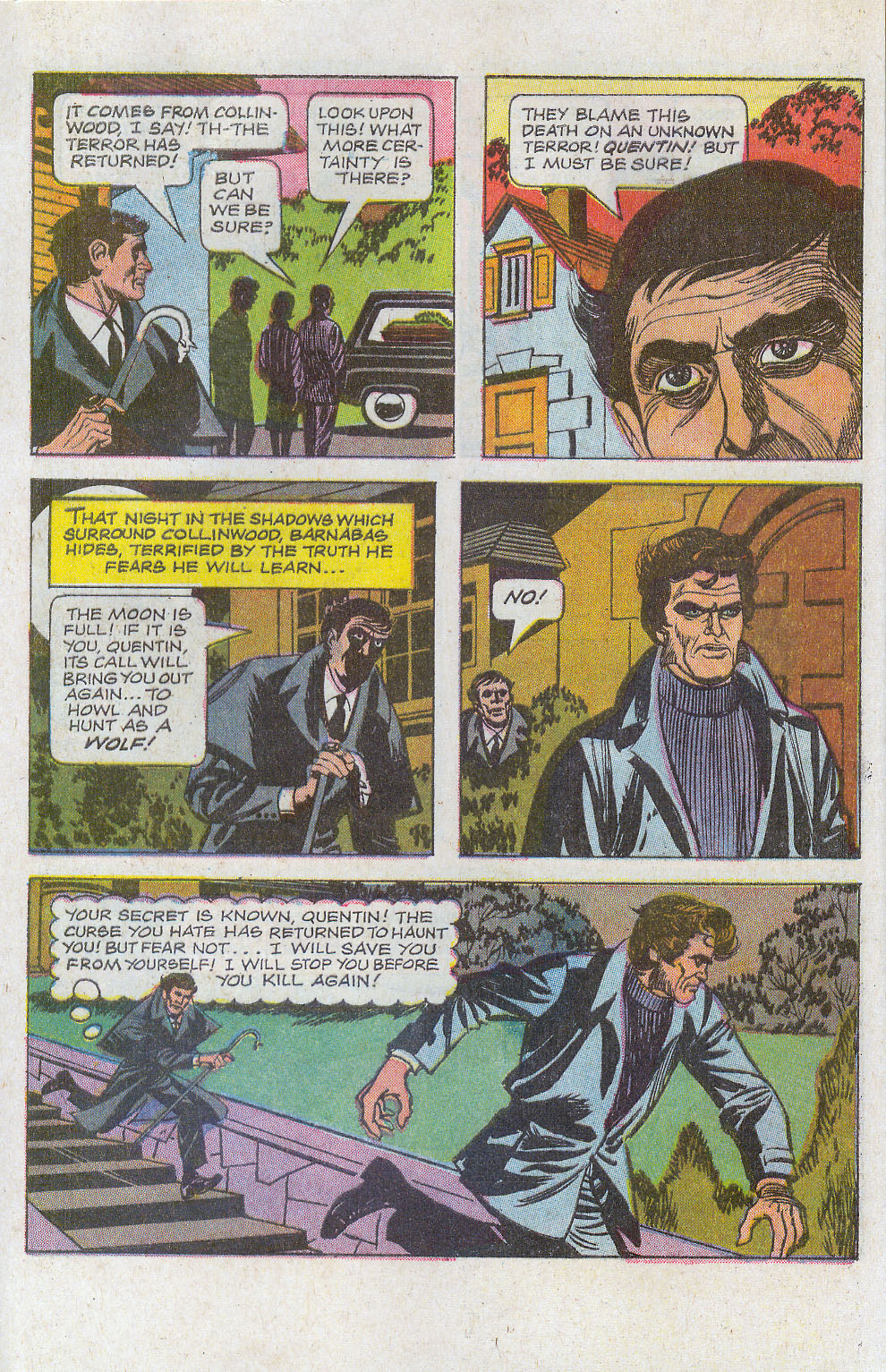 Read online Dark Shadows (1969) comic -  Issue #6 - 8