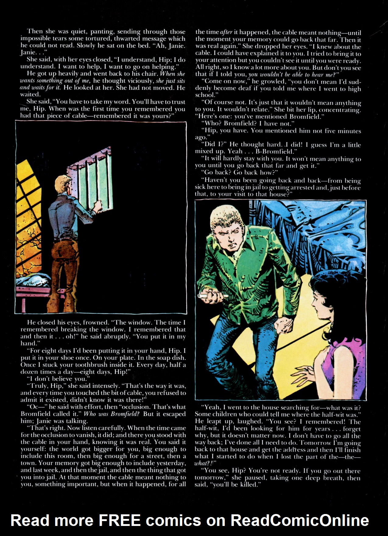 Read online Heavy Metal Presents Theodore Sturgeon's More Than Human comic -  Issue # TPB - 89
