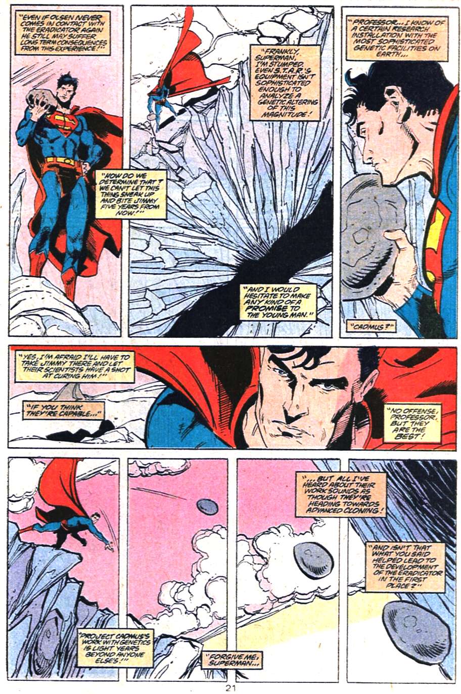 Read online Adventures of Superman (1987) comic -  Issue #459 - 22