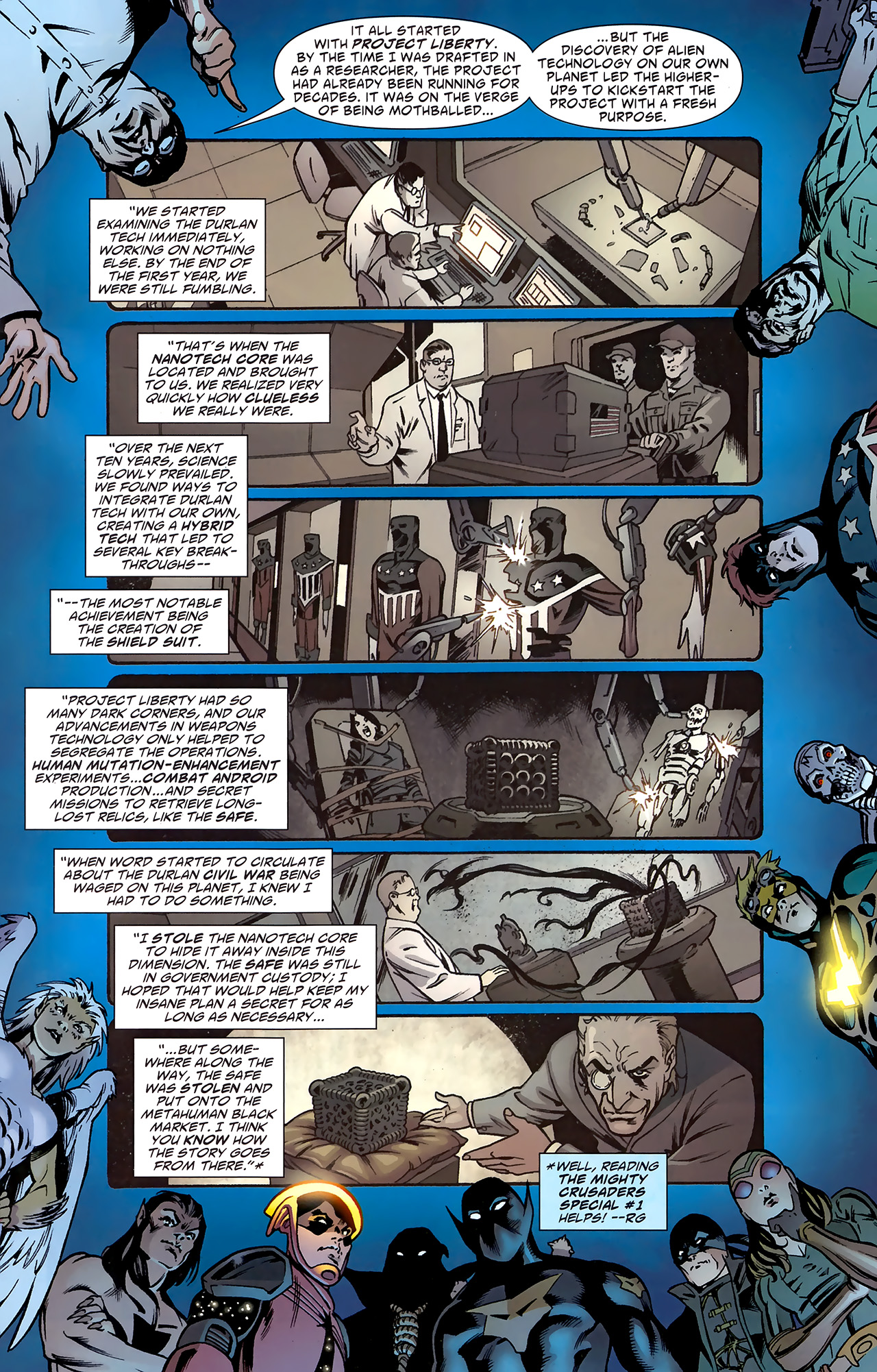Read online The Mighty Crusaders comic -  Issue #6 - 11
