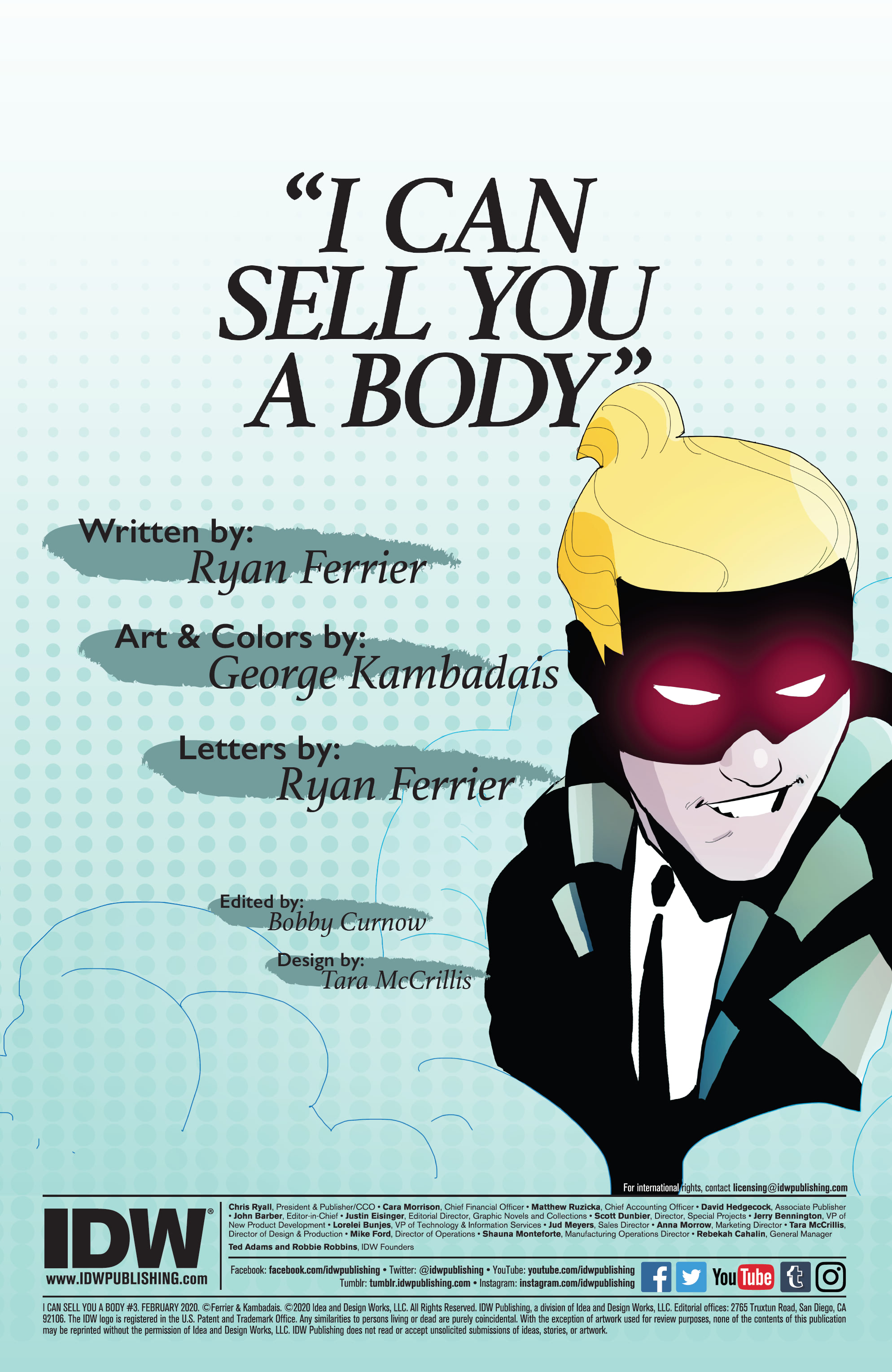 Read online I Can Sell You A Body comic -  Issue #3 - 2