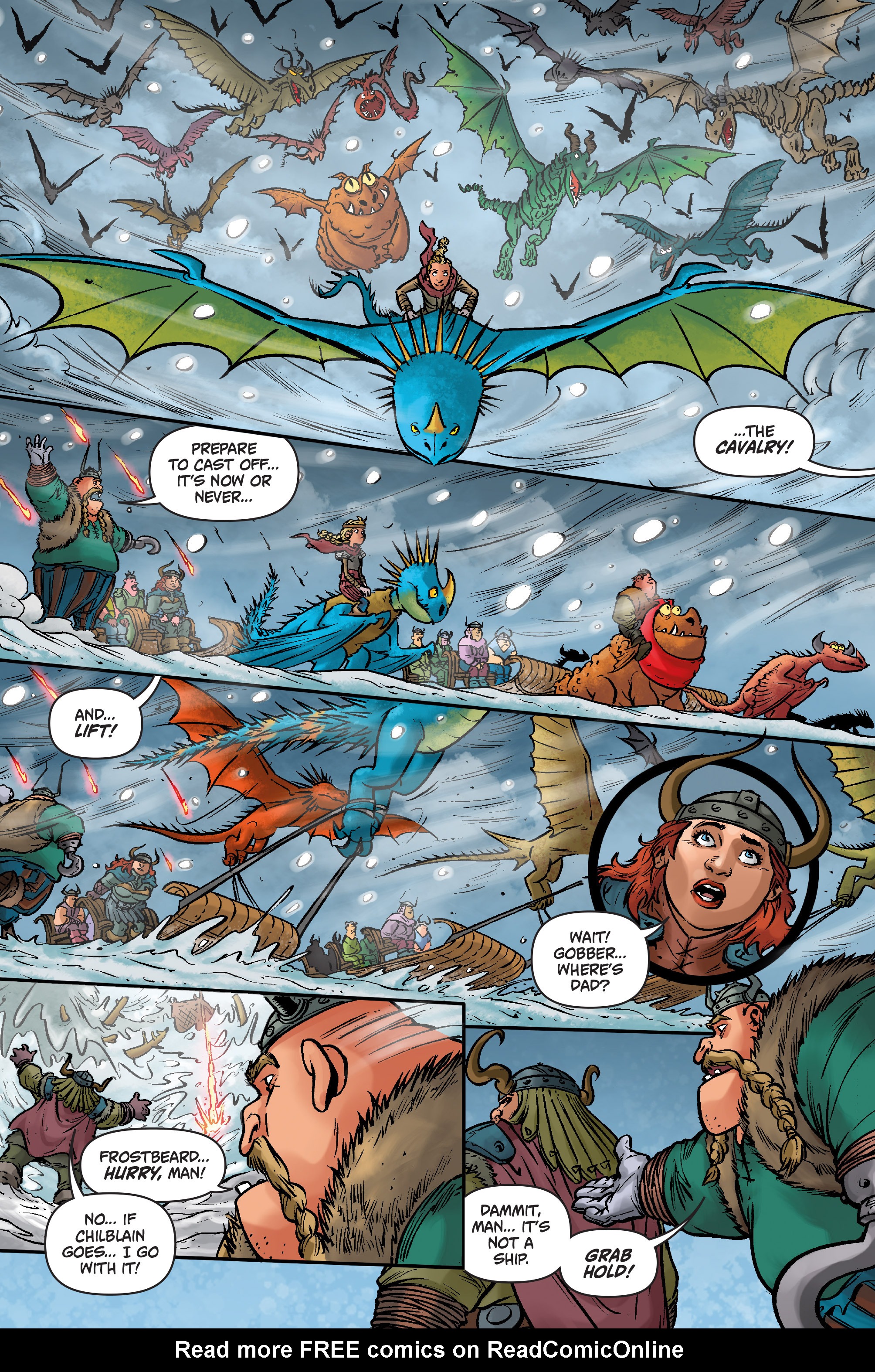Read online DreamWorks Dragons: Defenders of Berk Collection: Fire & Ice comic -  Issue # TPB - 90
