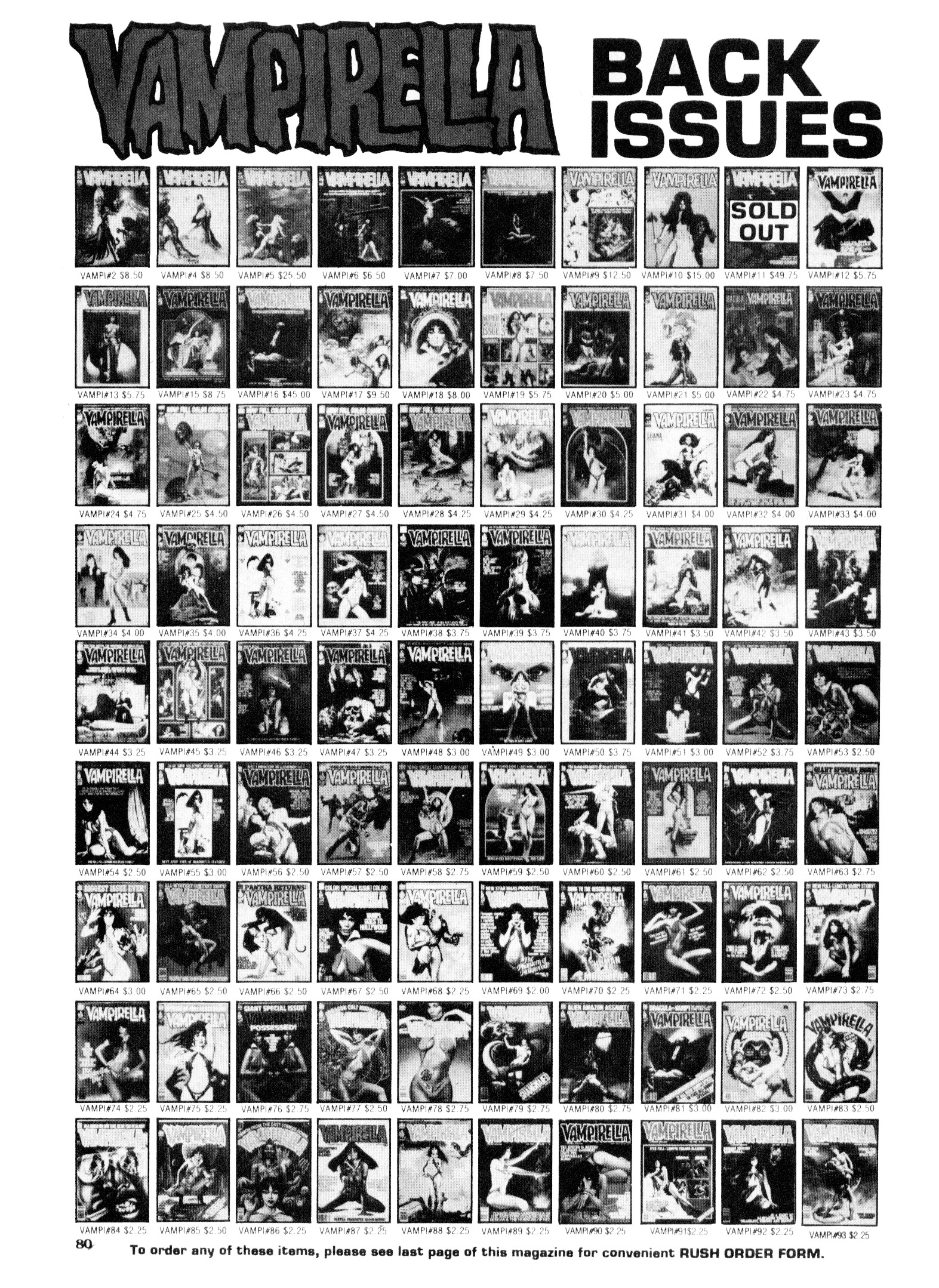 Read online Vampirella (1969) comic -  Issue #108 - 80