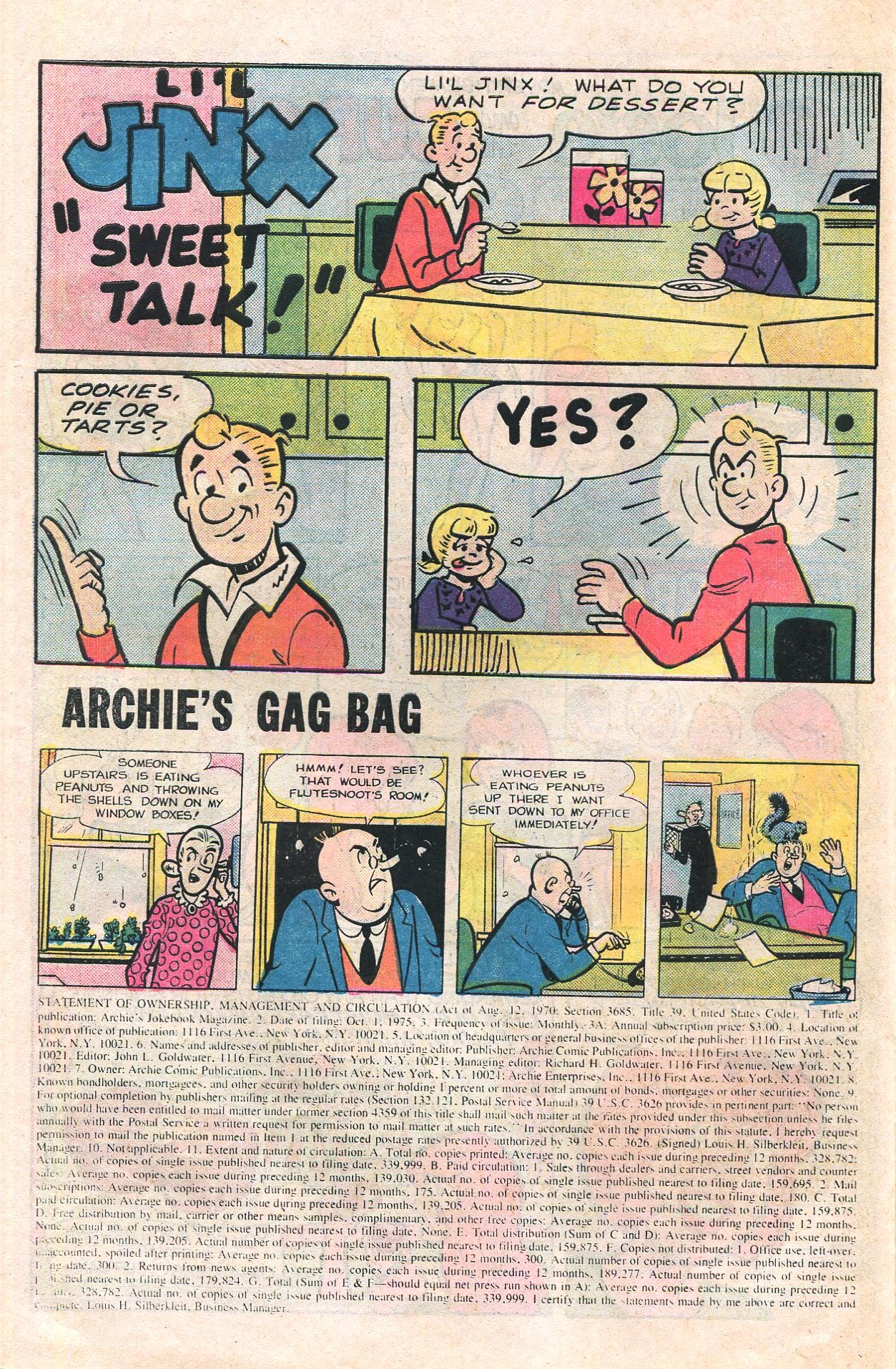 Read online Archie's Joke Book Magazine comic -  Issue #219 - 10