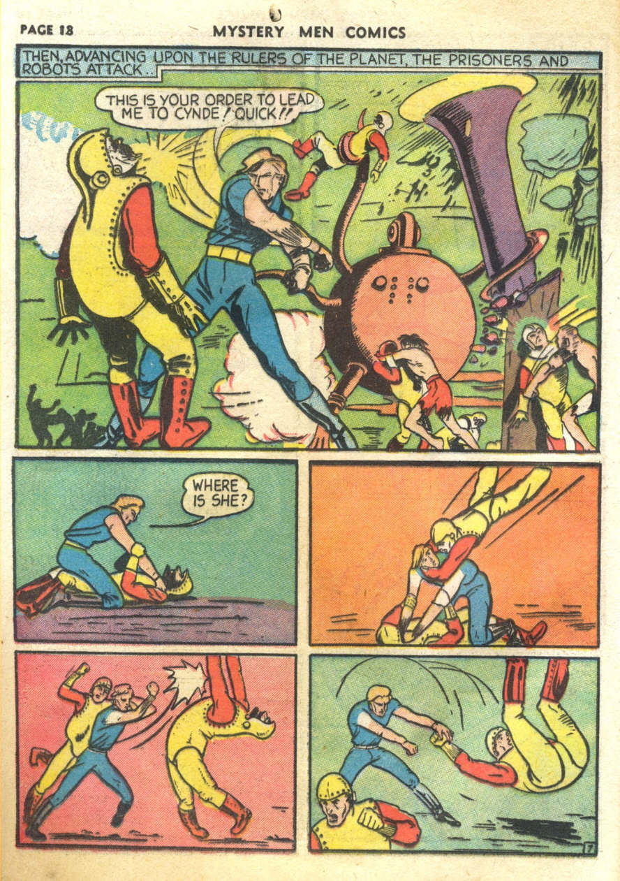 Read online Mystery Men Comics comic -  Issue #11 - 20