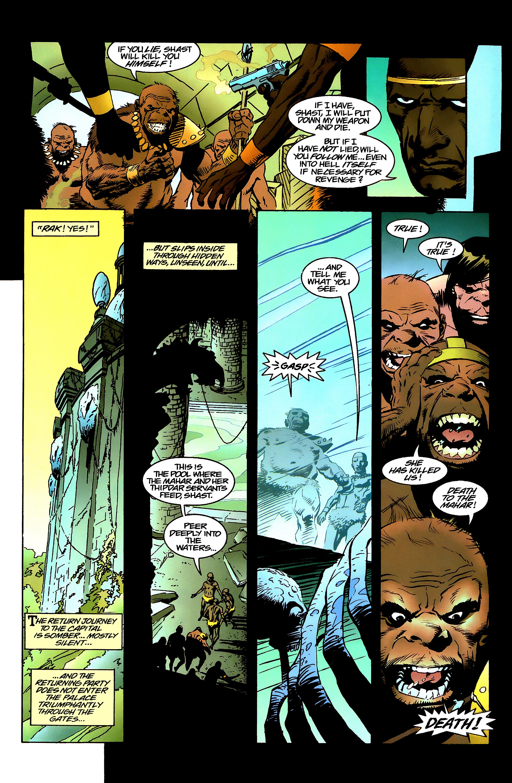 Read online Tarzan vs. Predator at the Earth's Core comic -  Issue #4 - 7