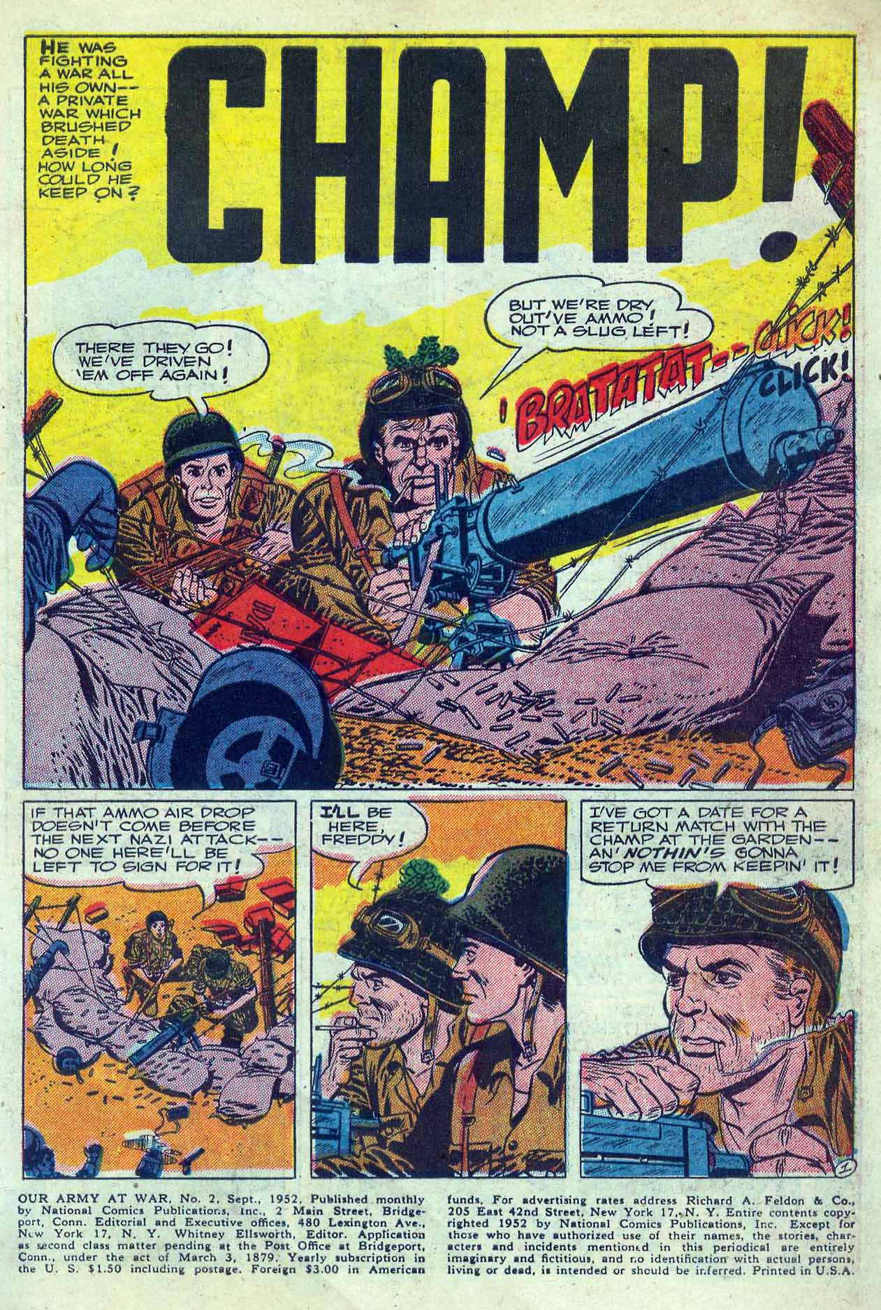Read online Our Army at War (1952) comic -  Issue #2 - 3