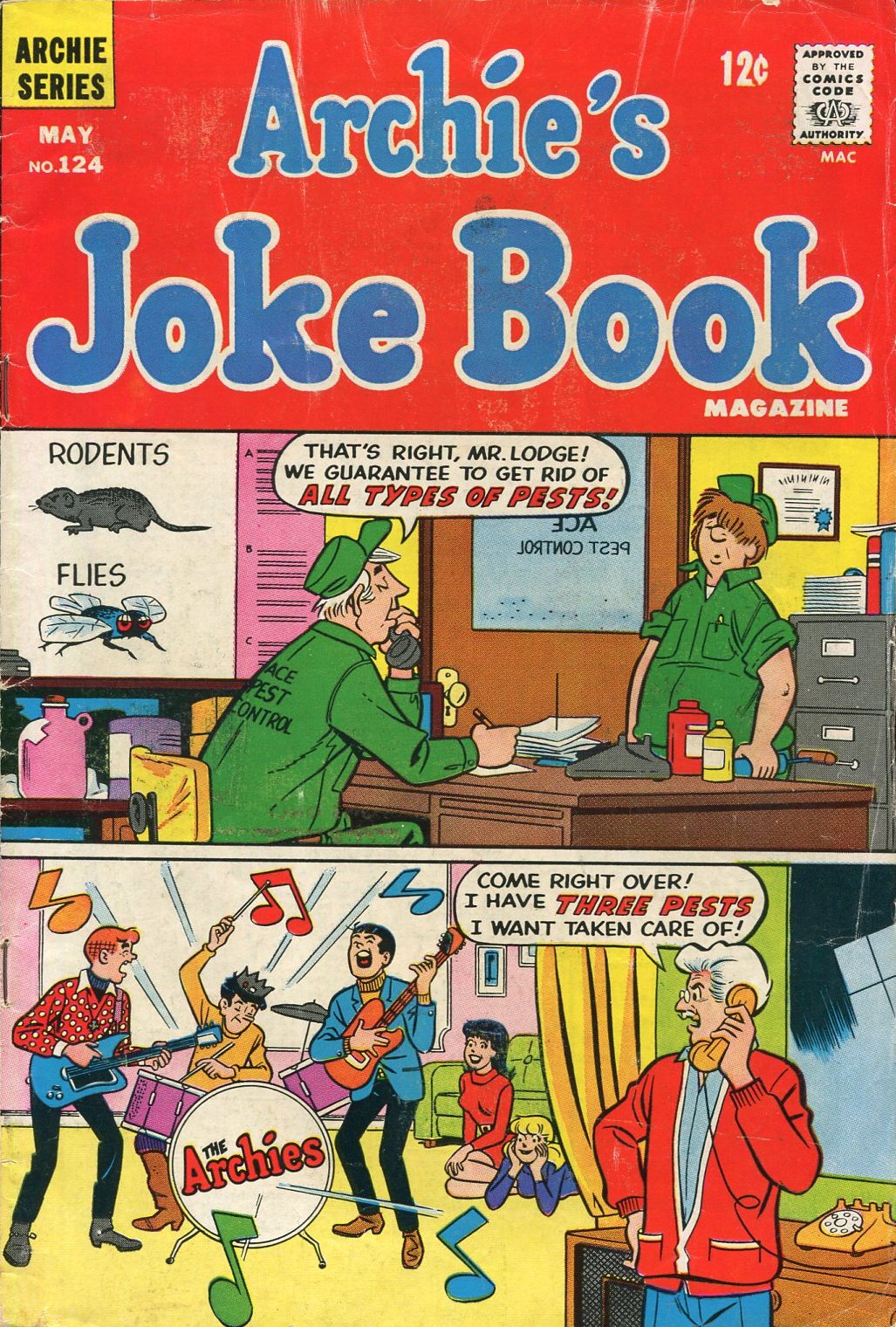 Read online Archie's Joke Book Magazine comic -  Issue #124 - 1