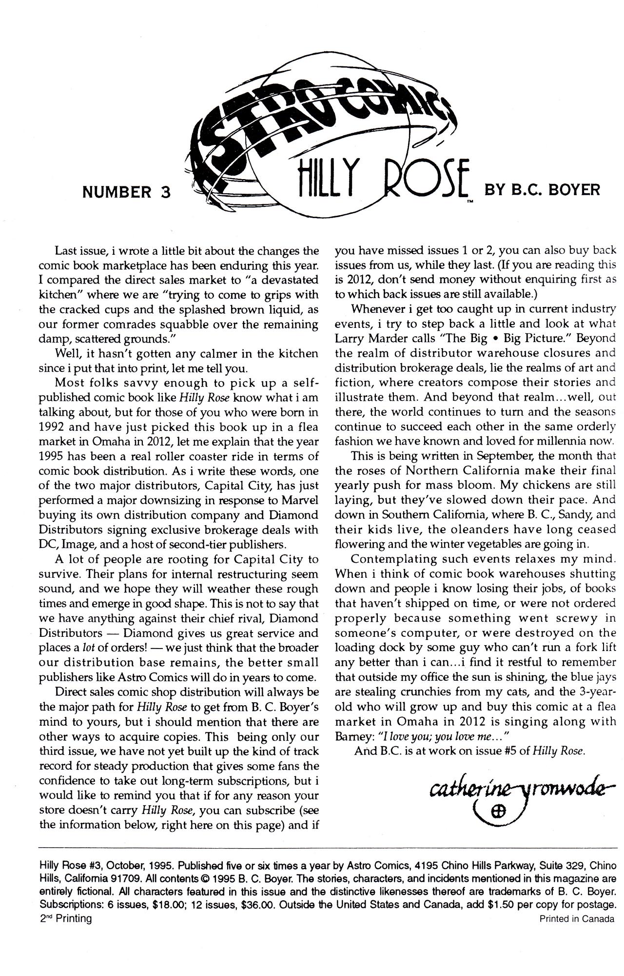 Read online Hilly Rose comic -  Issue #3 - 2